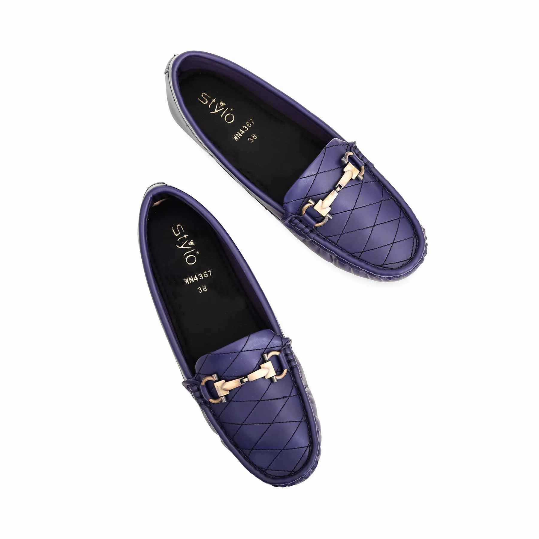 Navy Moccasin WN4367 - Image 4