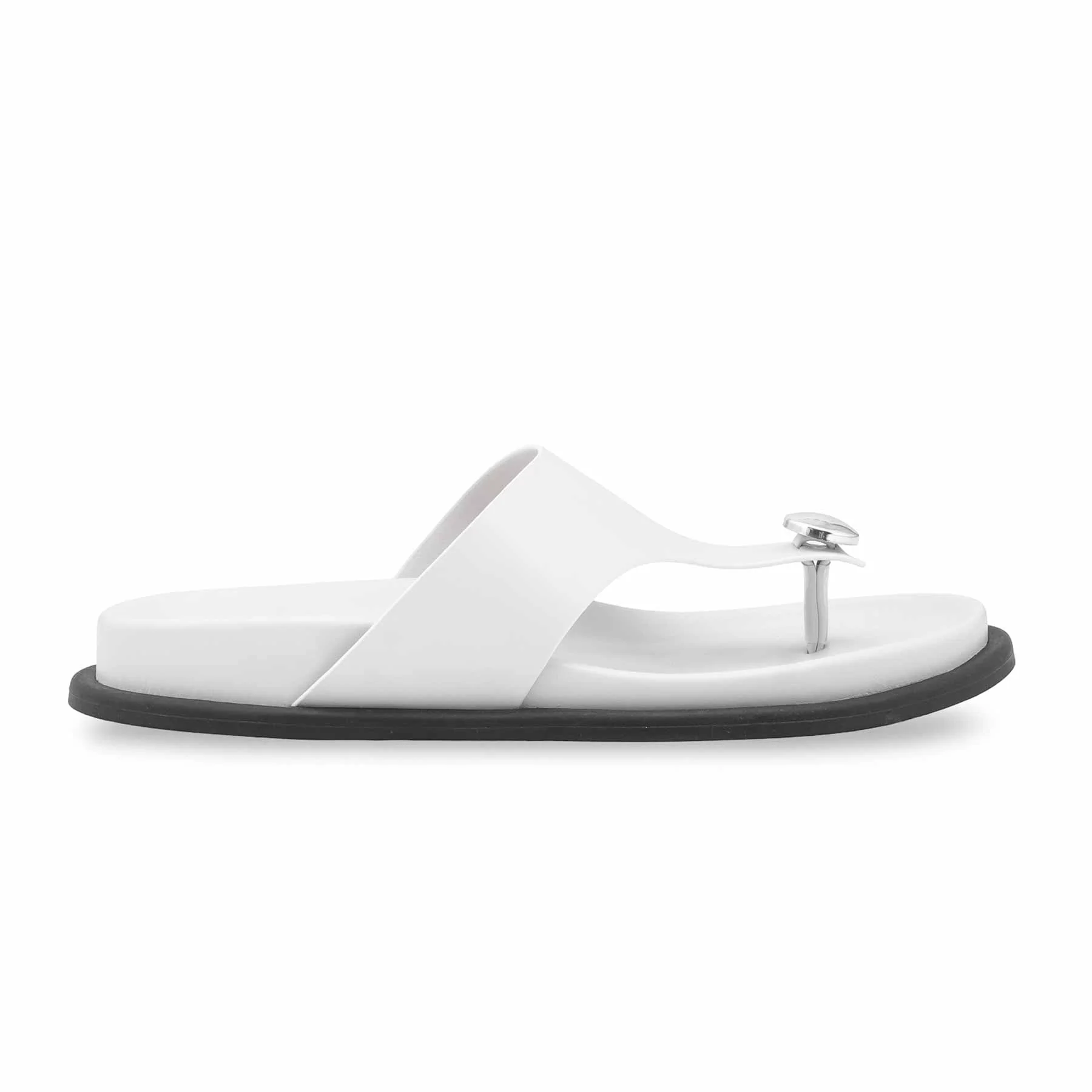 Off/White Formal Chappal For Ladies PU0701 - Image 2