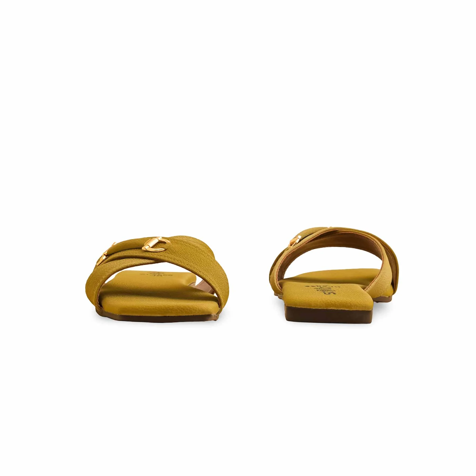Olive Casual Slipper CL2066 - Image 4