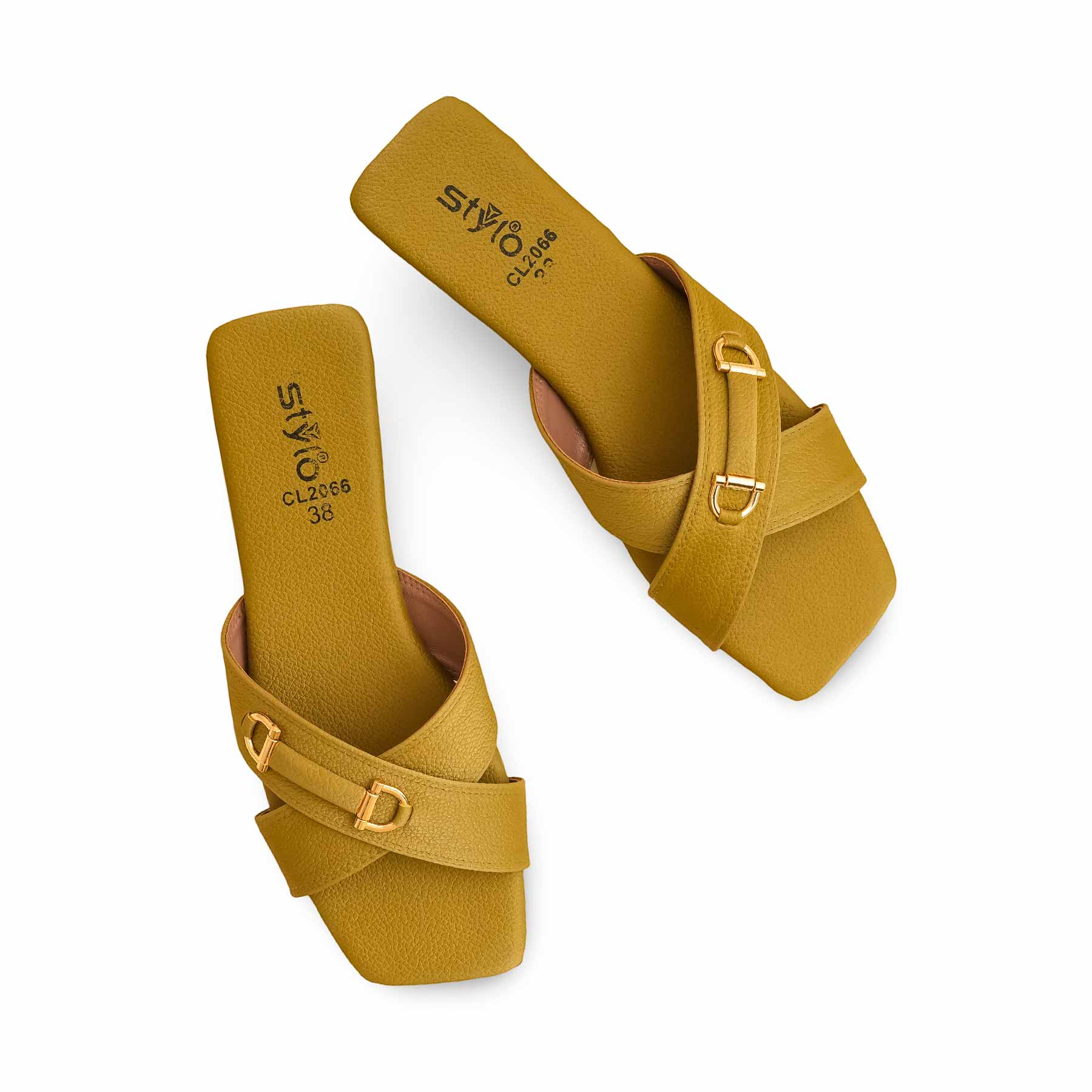Olive Casual Slipper CL2066 - Image 5
