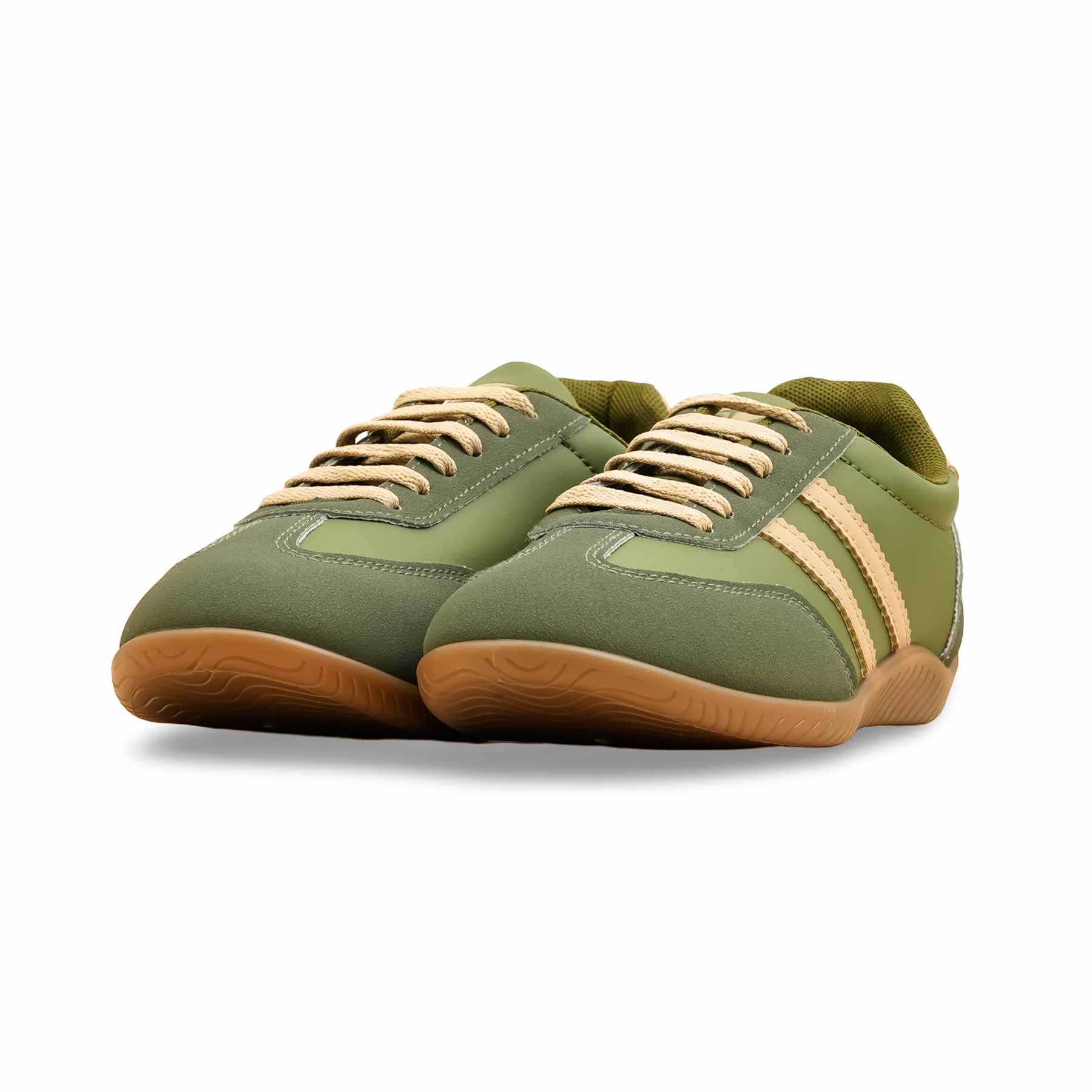 Olive Casual Sneaker For Women AT7456 - Image 3