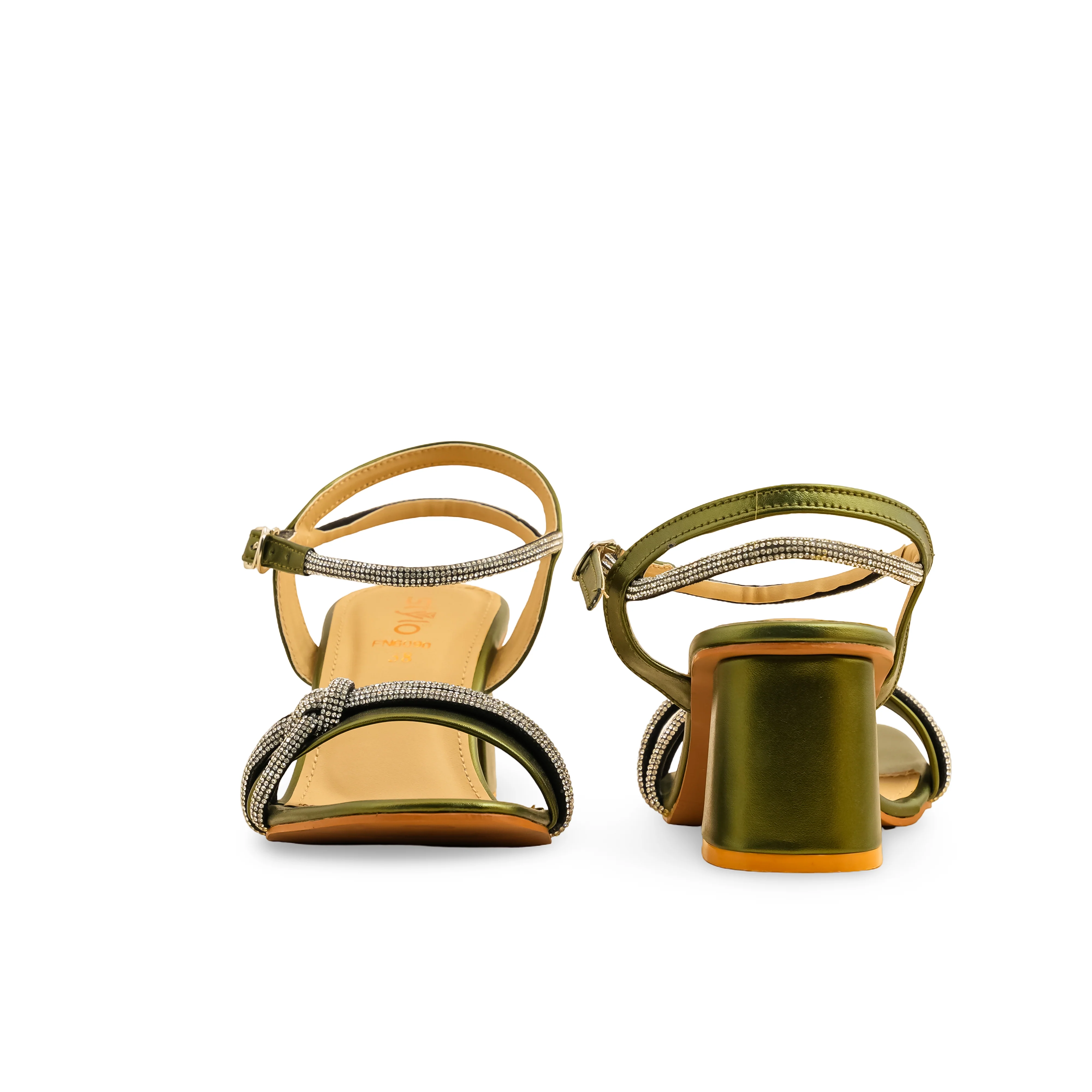 Olive Fancy Sandal FN6090 - Image 4