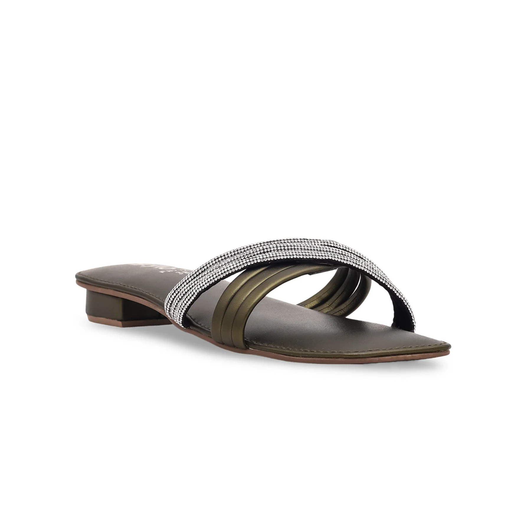 Olive Fancy Slipper FN7729 - Image 2