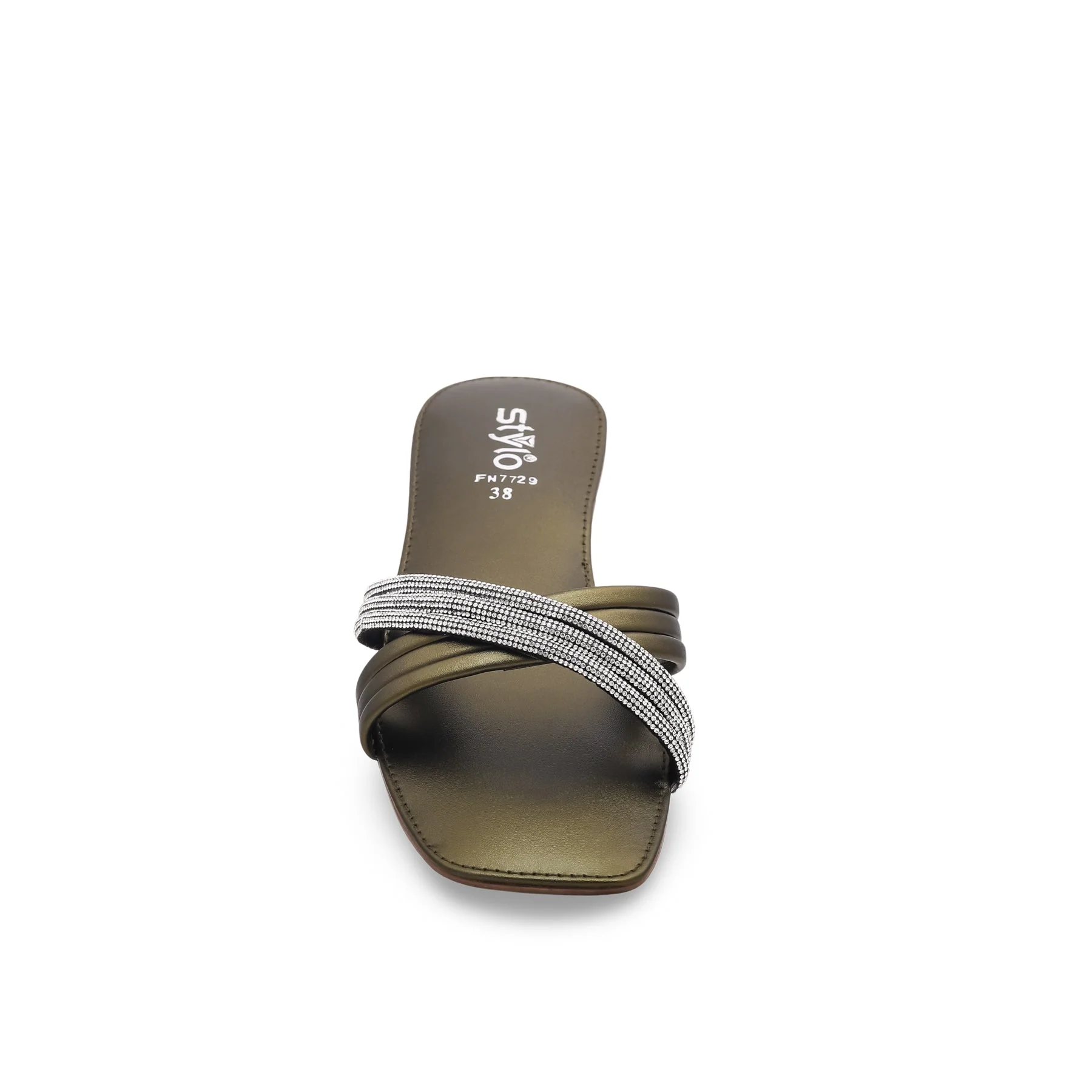 Olive Fancy Slipper FN7729 - Image 3