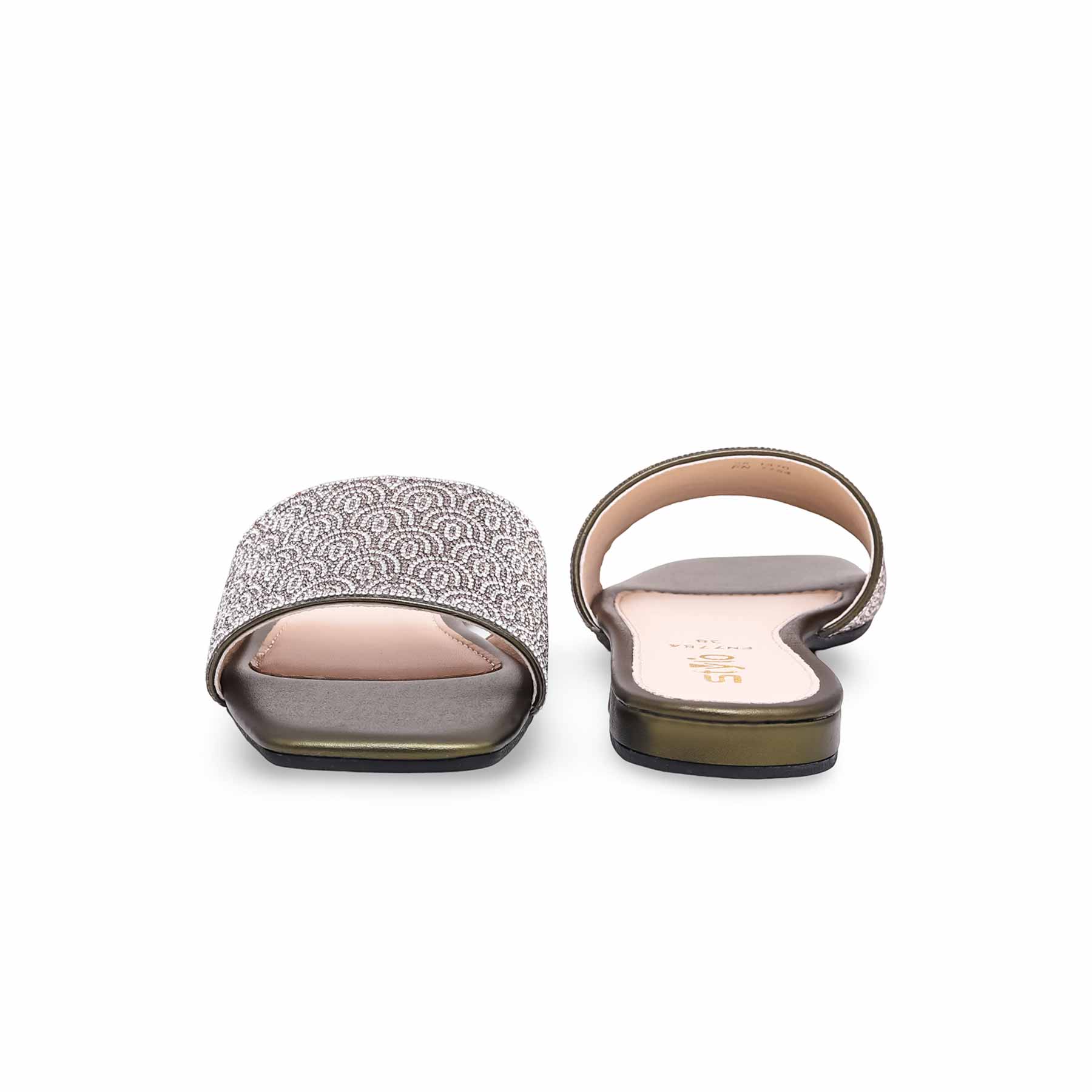 Olive Fancy Slipper FN7784 - Image 3