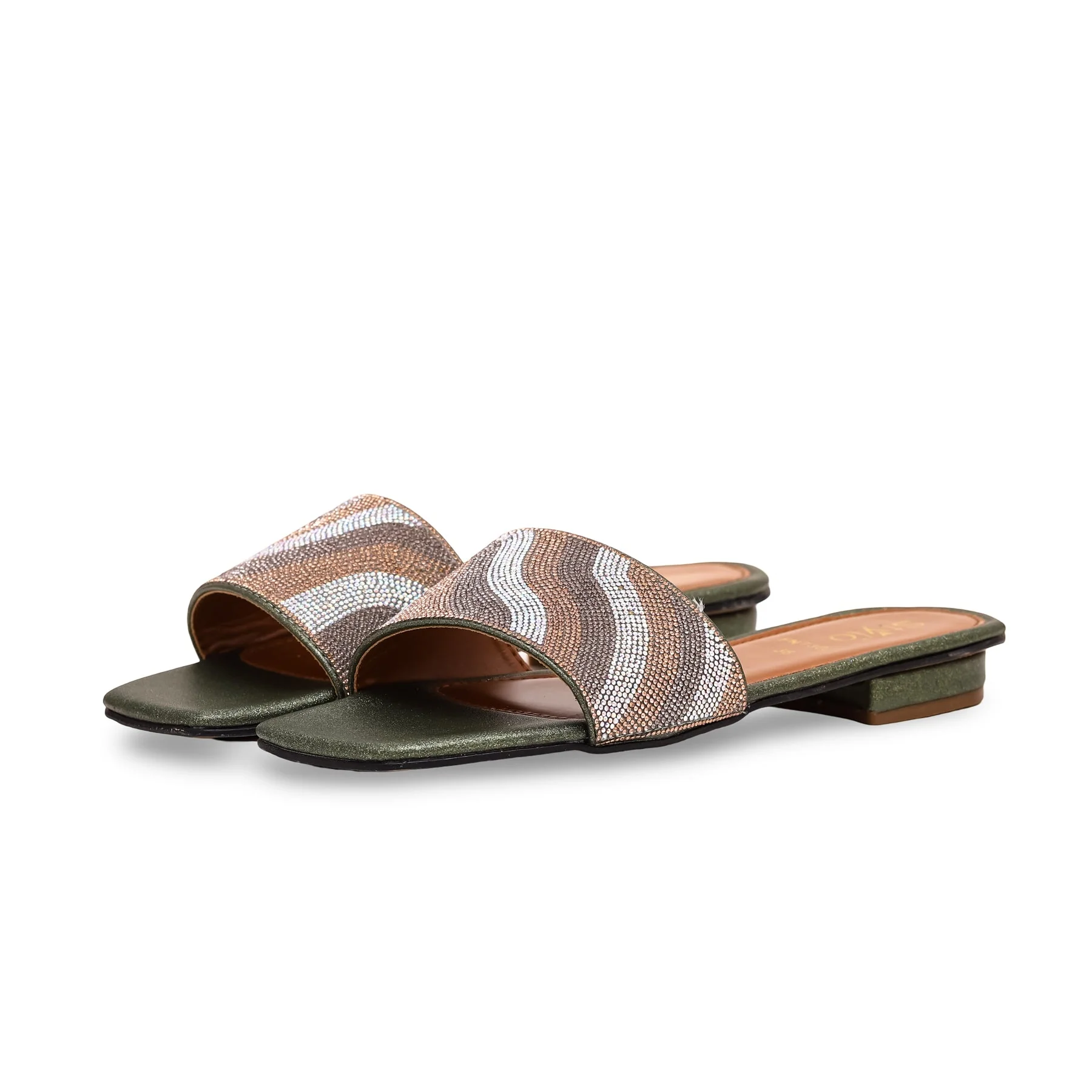 Olive Fancy Slipper FN7802 - Image 2