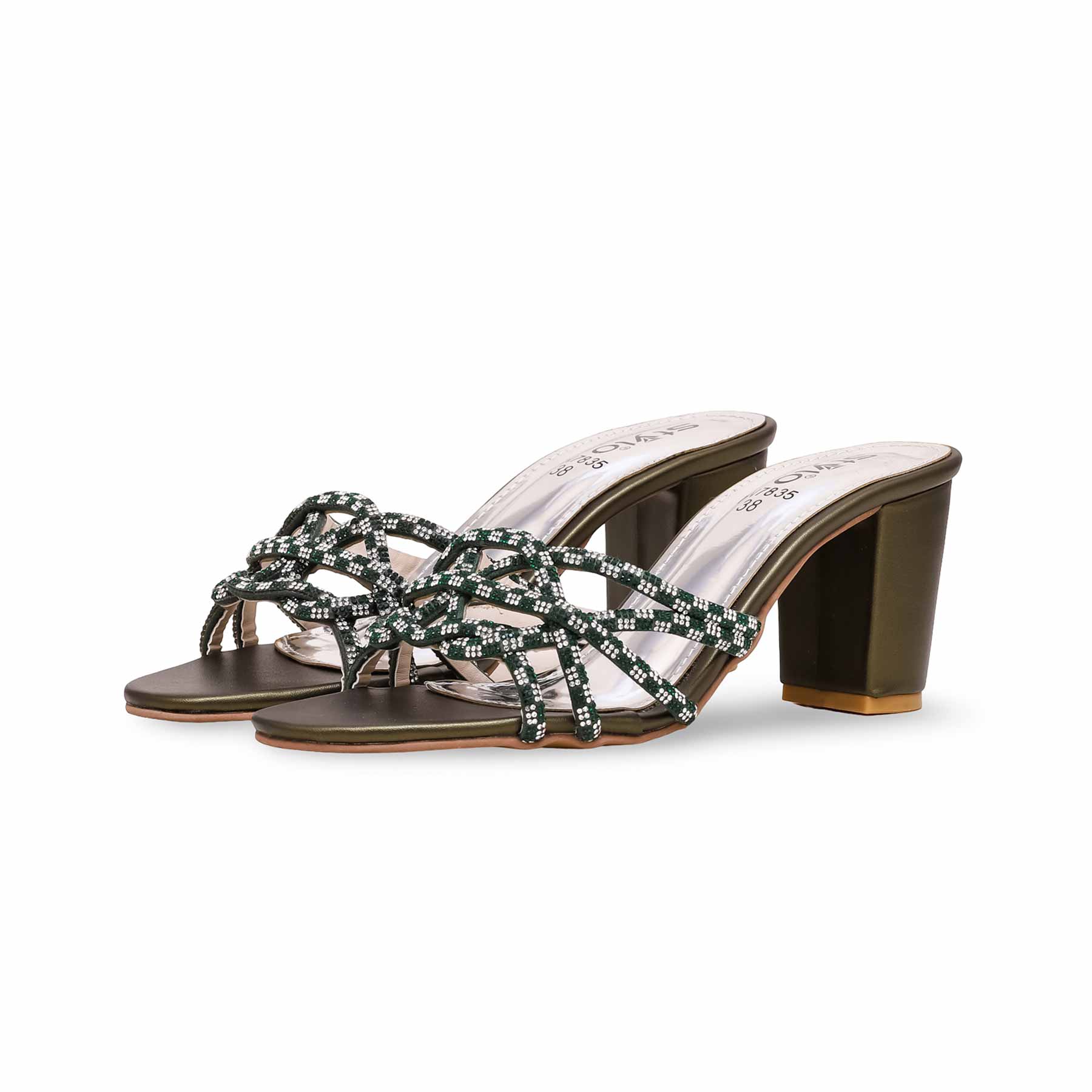 Olive Fancy Slipper FN7835 - Image 3