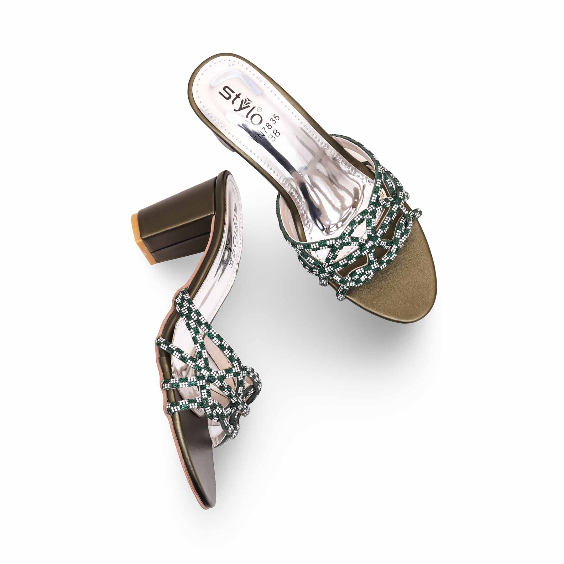Olive Fancy Slipper FN7835 - Image 5