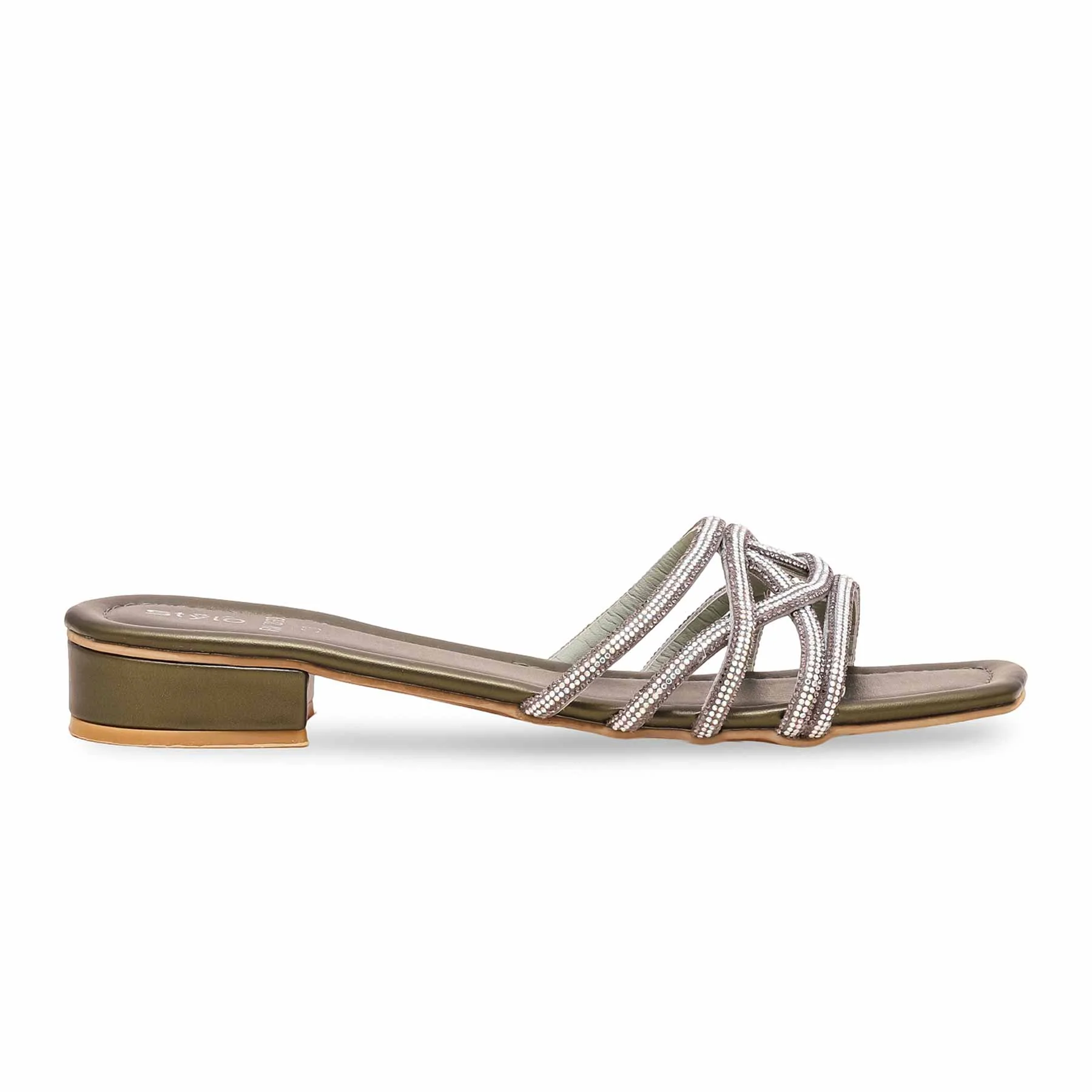 Olive Fancy Slipper FN7869 - Image 2