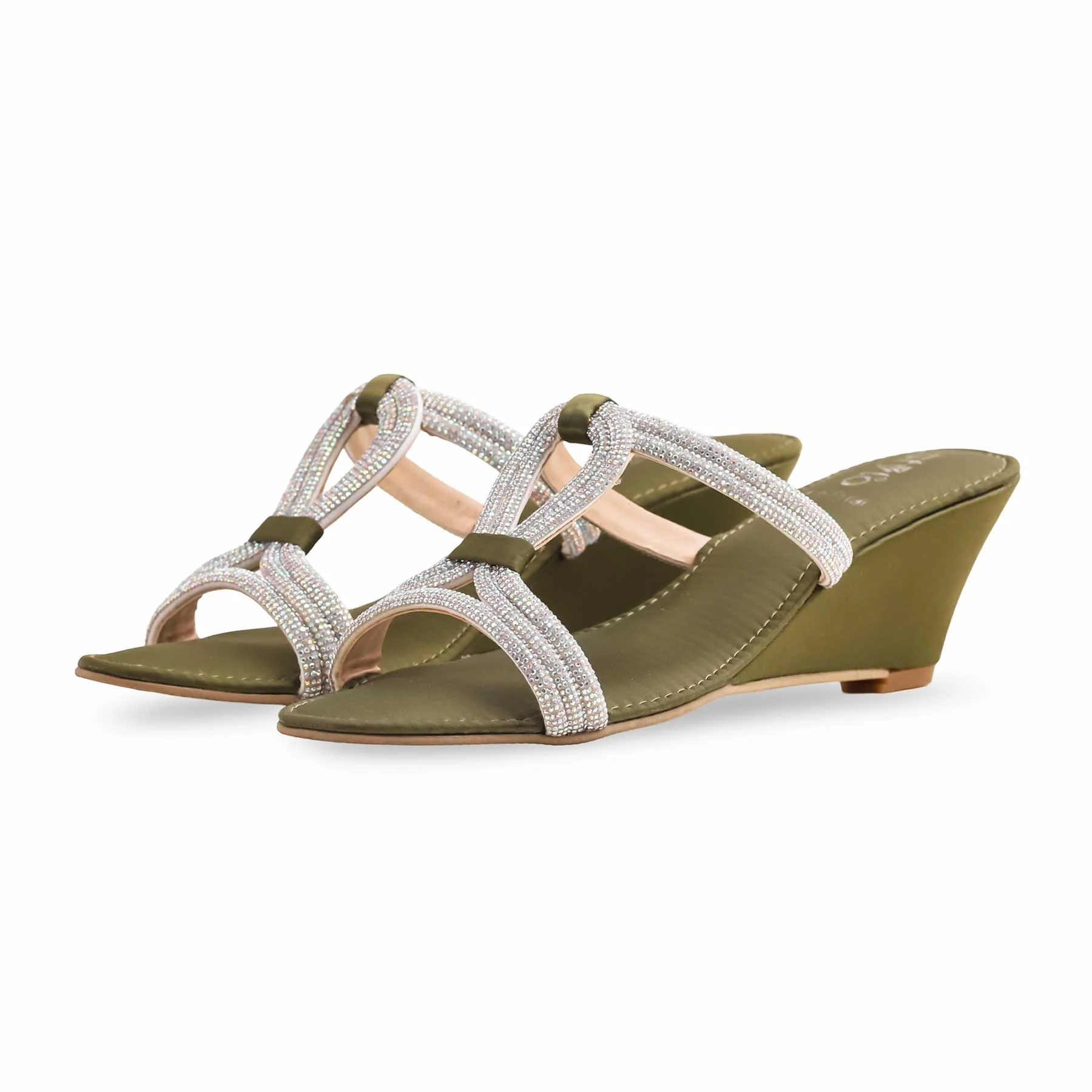 Olive Fancy Slipper FN7914 - Image 3
