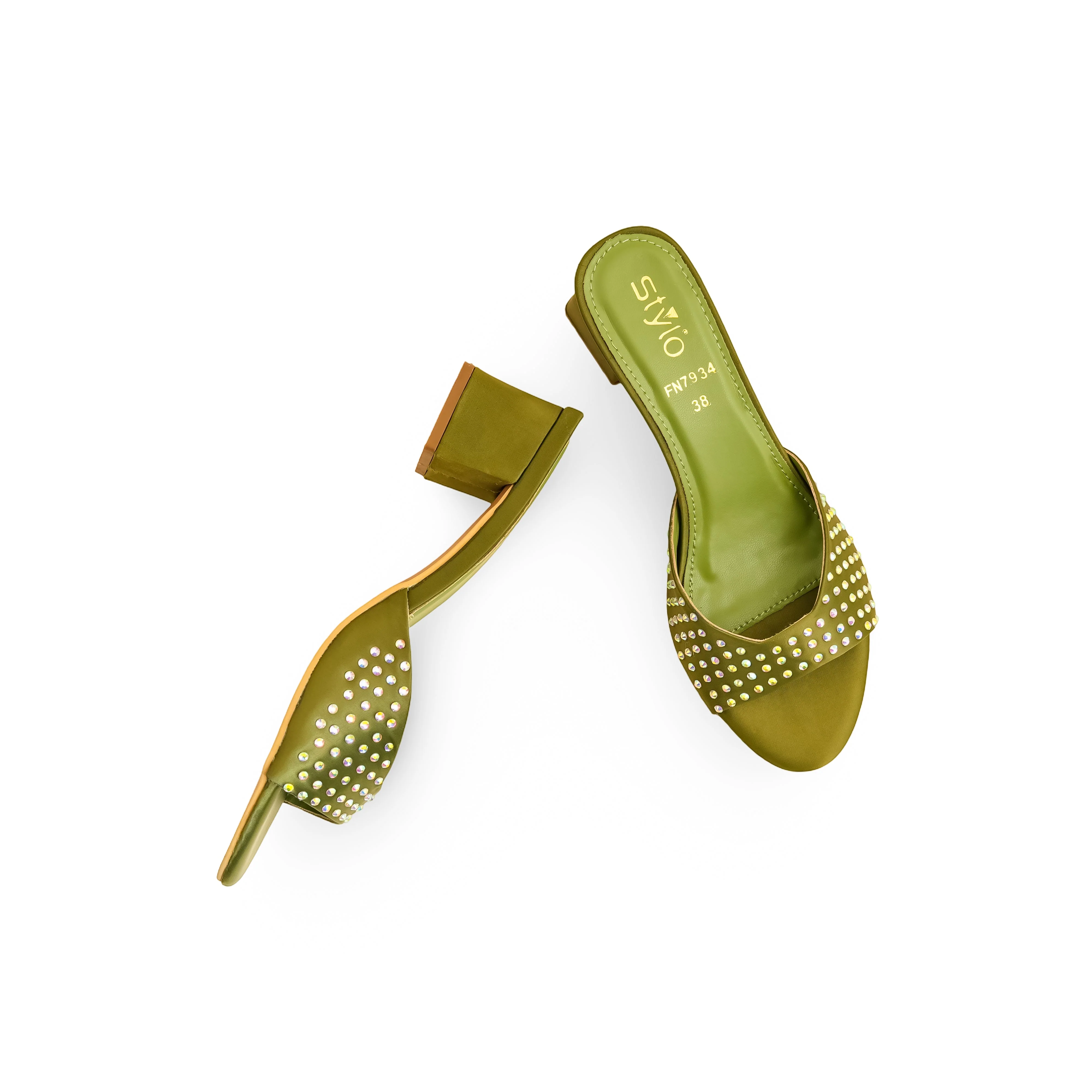 Olive Fancy Slipper FN7934 - Image 5
