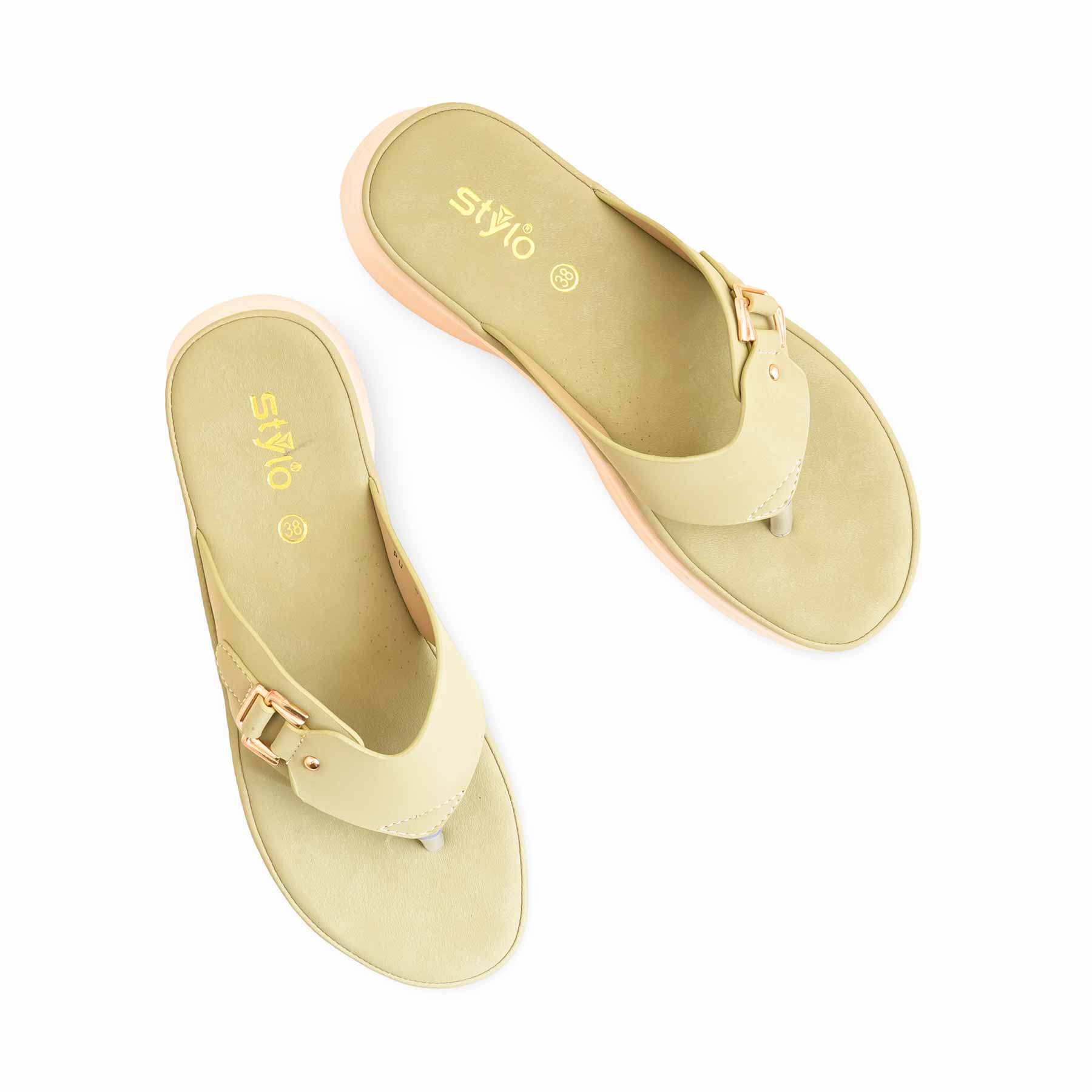 Olive Formal Chappal PU0512 - Image 5