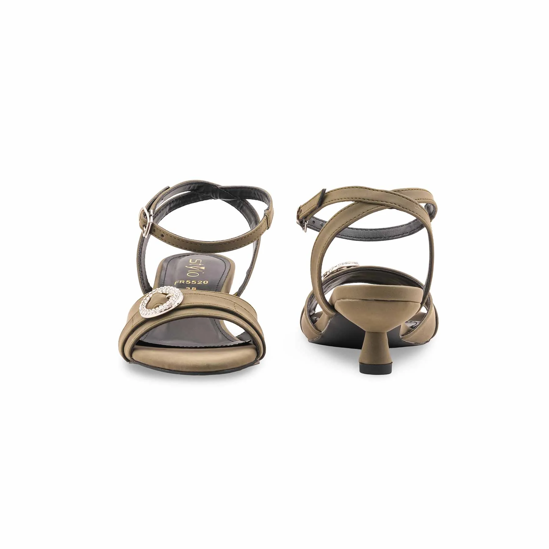 Olive Formal Sandal For Ladies FR5520 - Image 4
