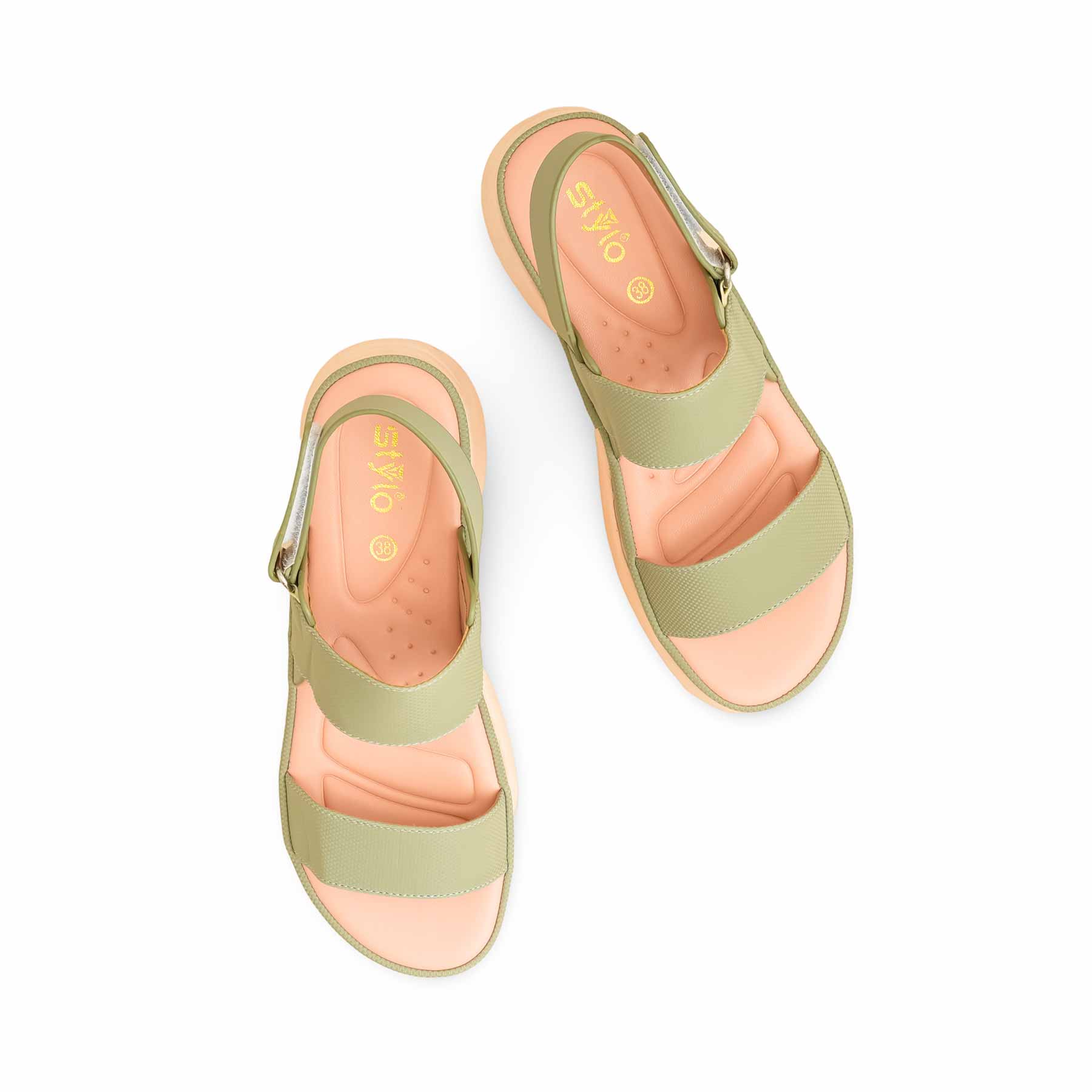 Olive Formal Sandal For Women PU0593 - Image 5