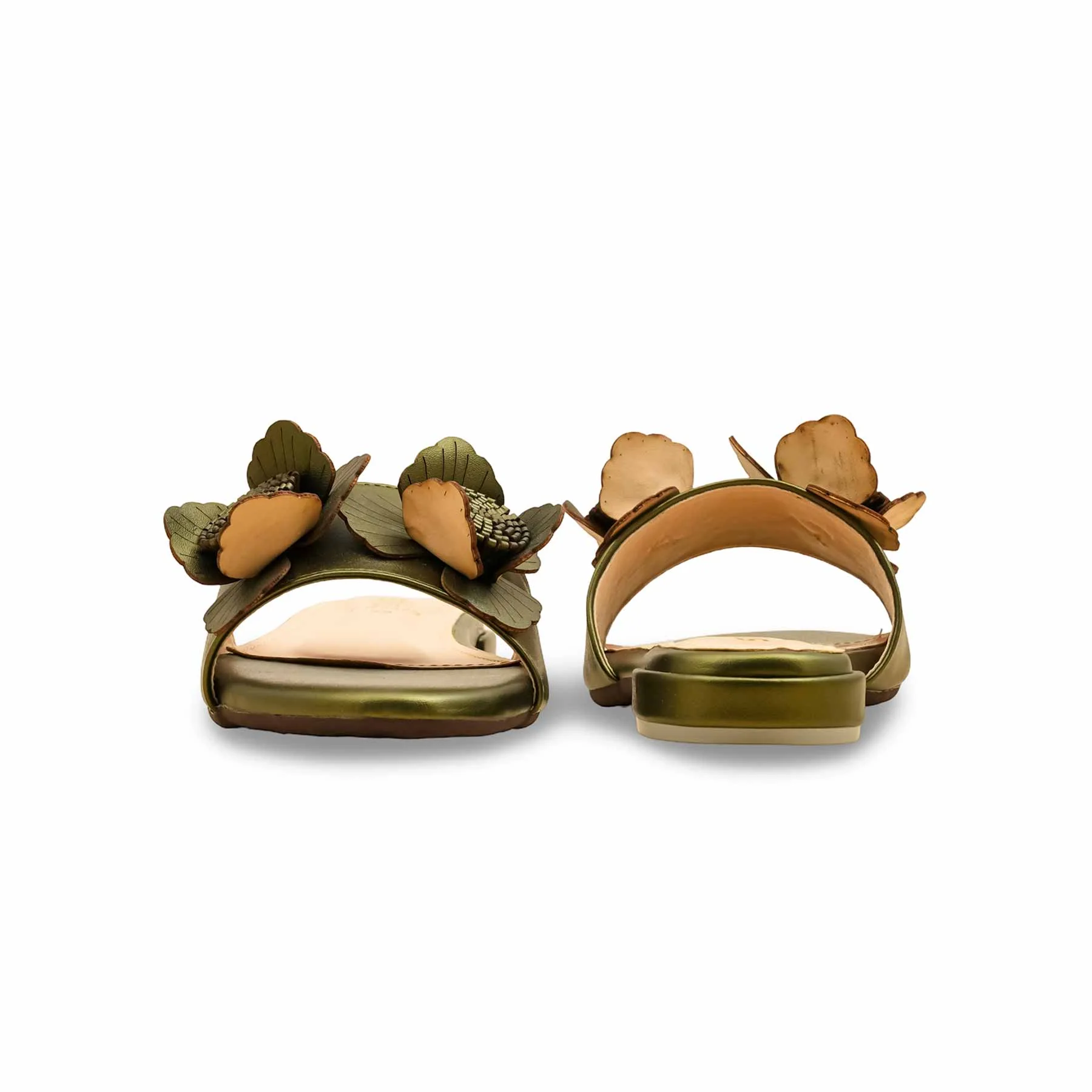 Olive Formal Slipper For Women FR8423 - Image 4