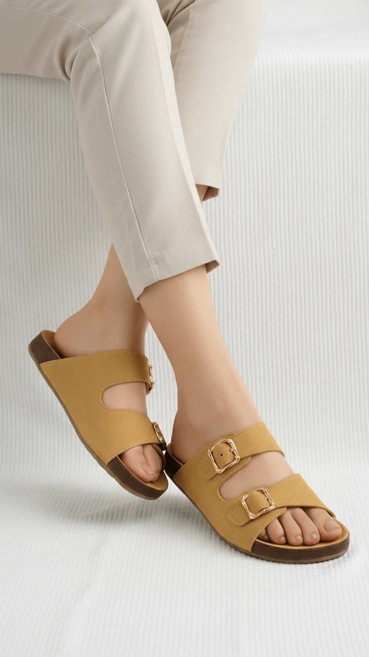 Olive Formal Slipper PU0538
