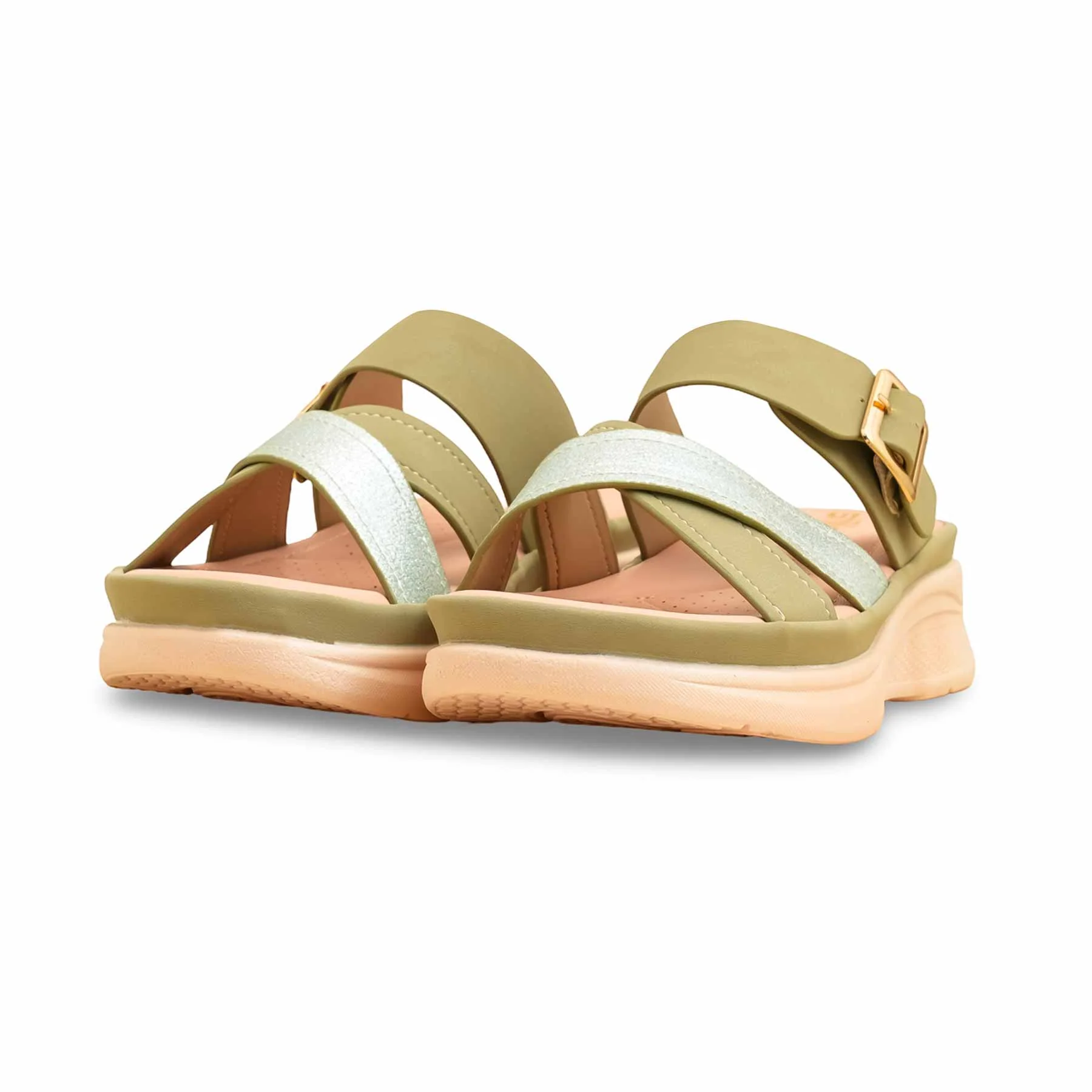 Olive Formal Slipper PU0581 - Image 3