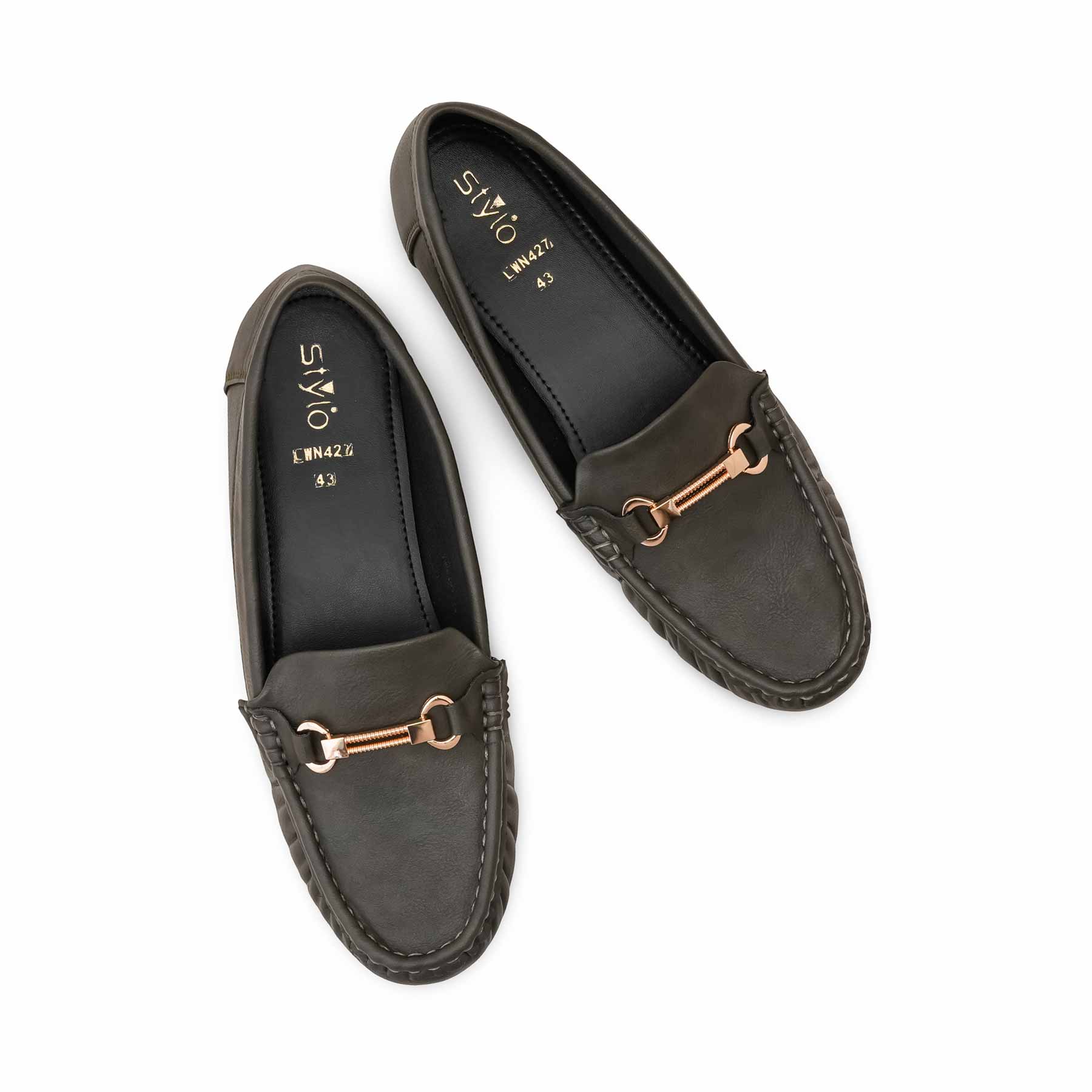 Olive Moccasin For Women LWN427 - Image 6