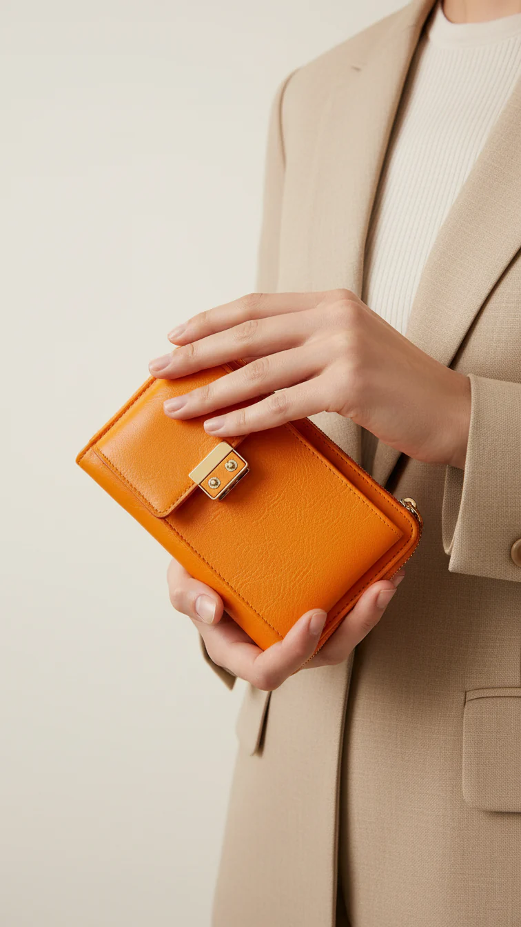 Orange Casual Pouch P97633