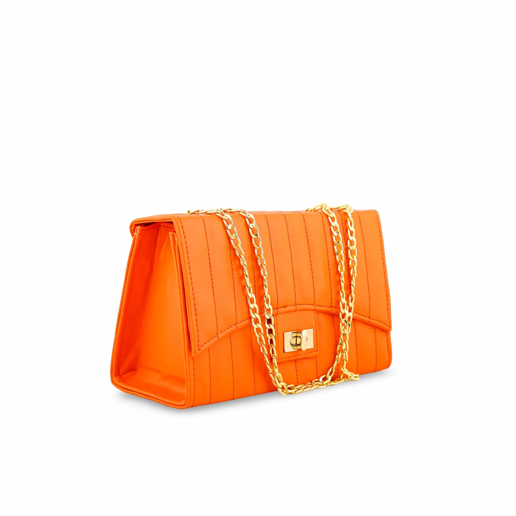 Orange Casual Shoulder Bag For Women P54157 - Image 2