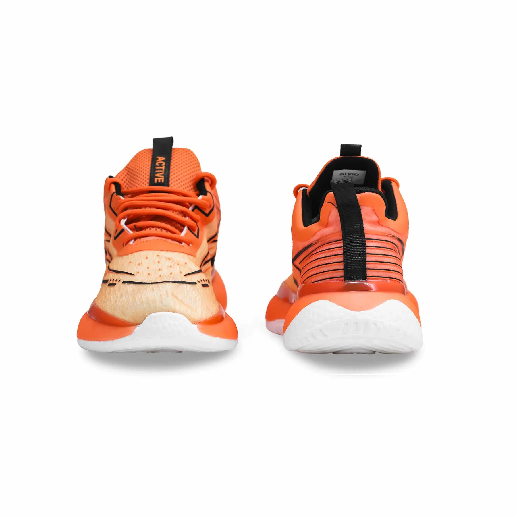 Orange Casual Sneaker AT7343 - Image 4