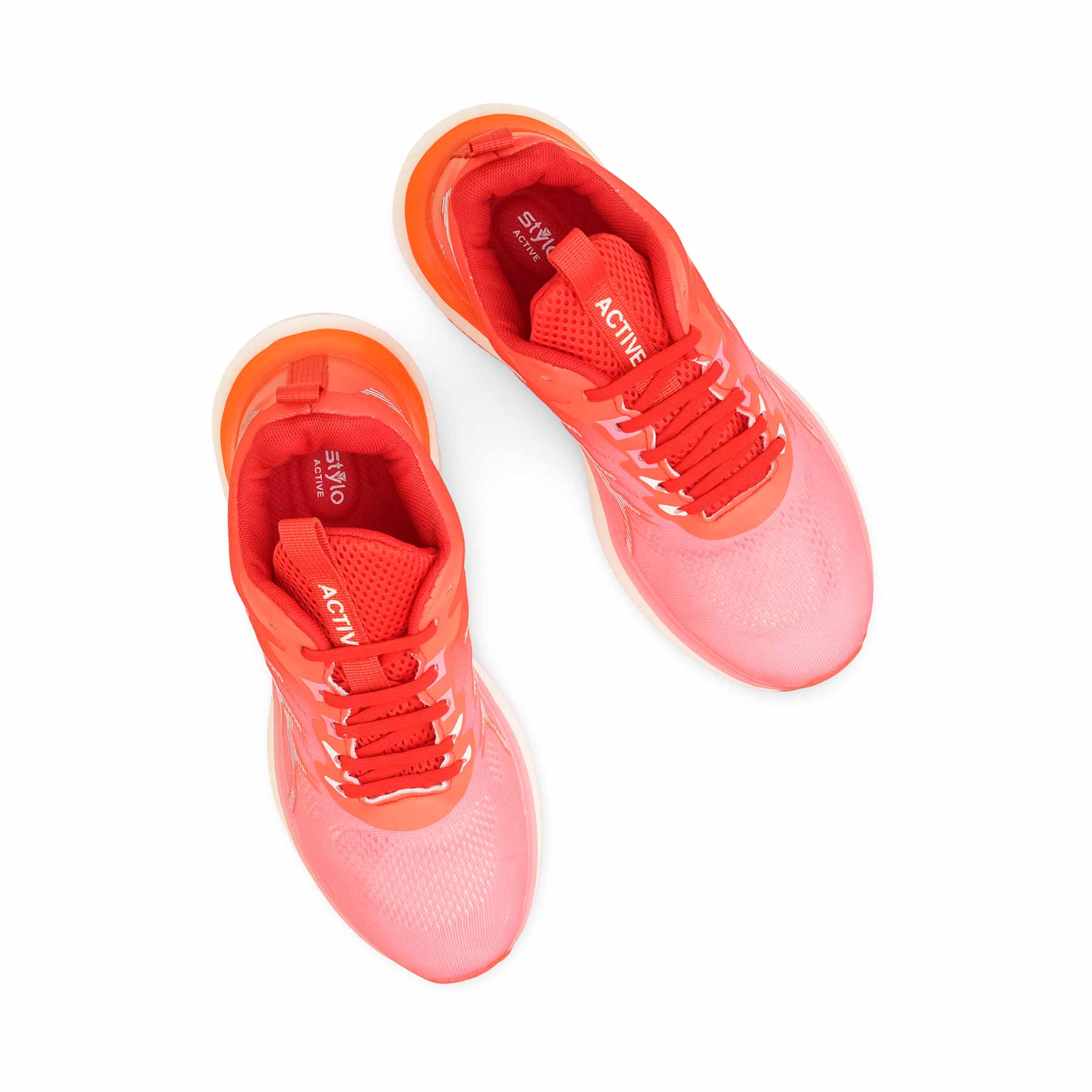Orange Casual Sneaker For Women AT7412 - Image 5