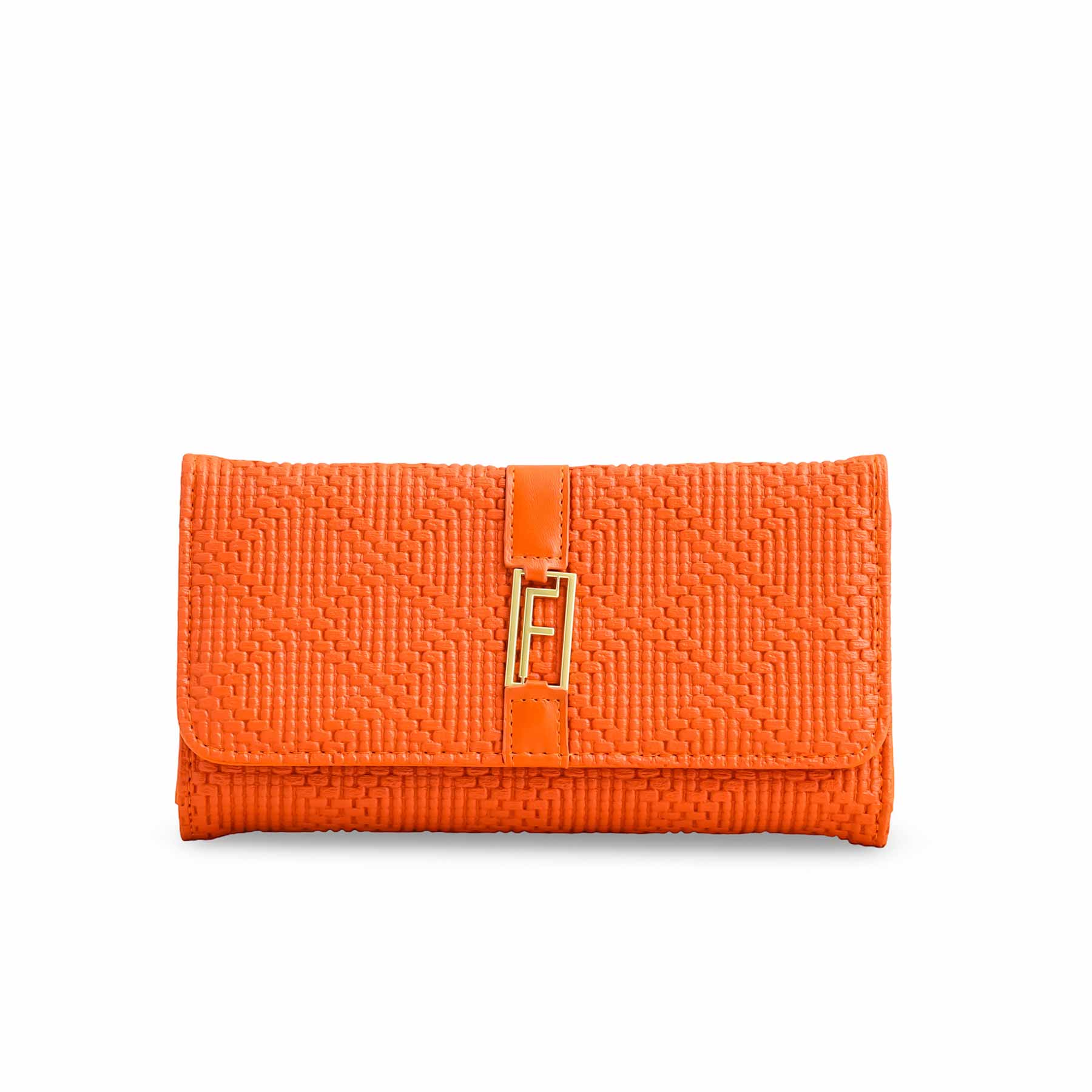 Orange Casual Wallet For Ladies P70969 - Image 2