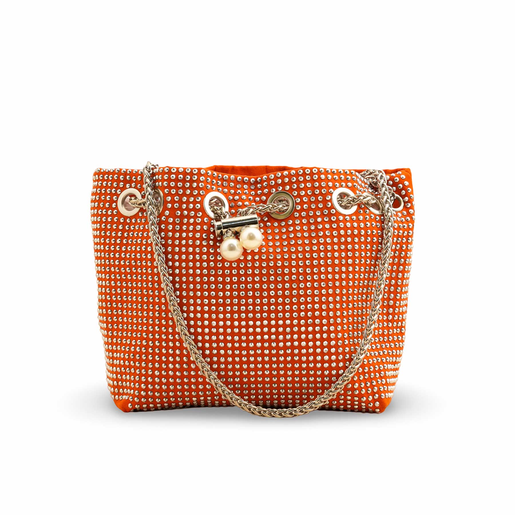Orange Fancy Clutch P36204 - Image 2