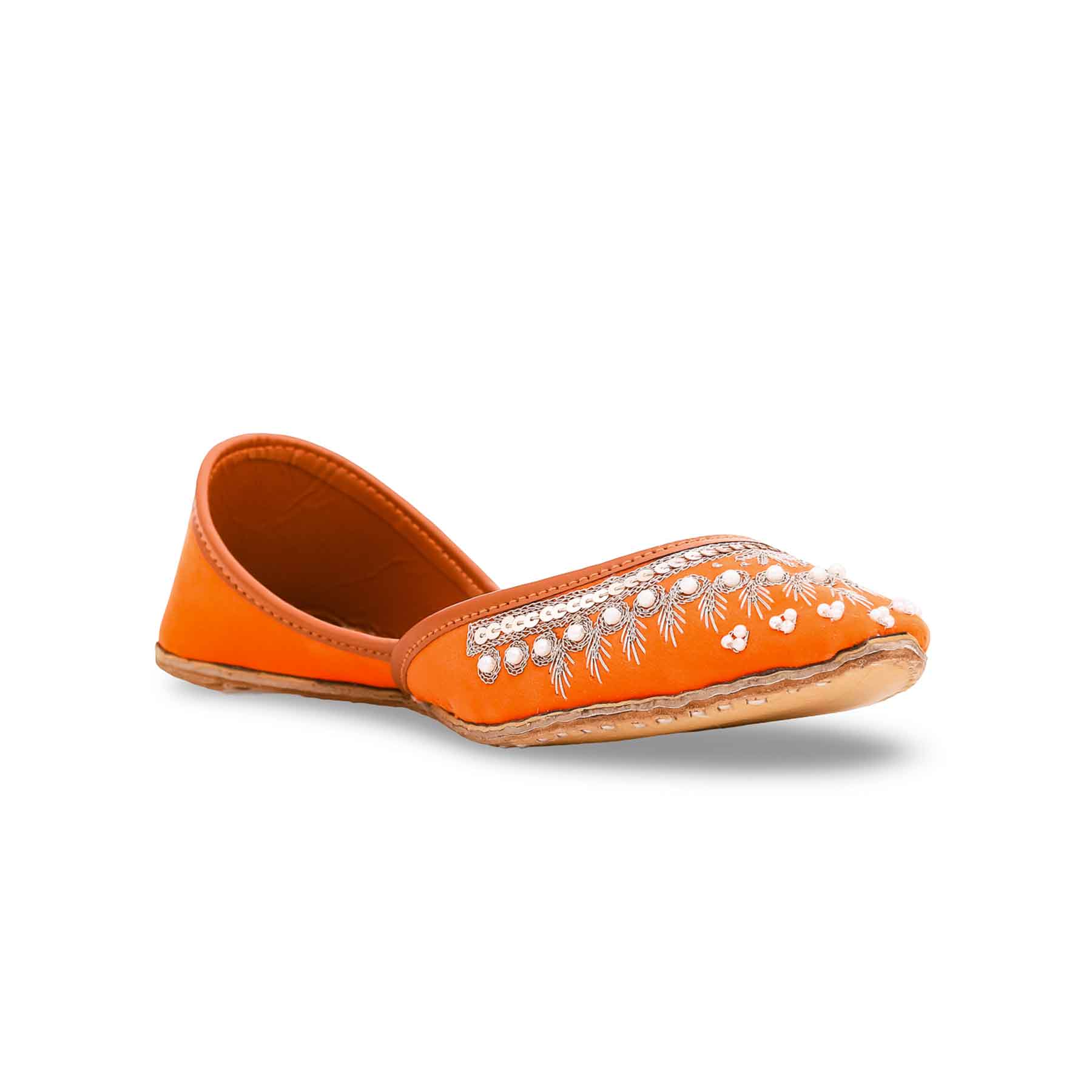 Orange Fancy Khussa EC8393 - Image 2