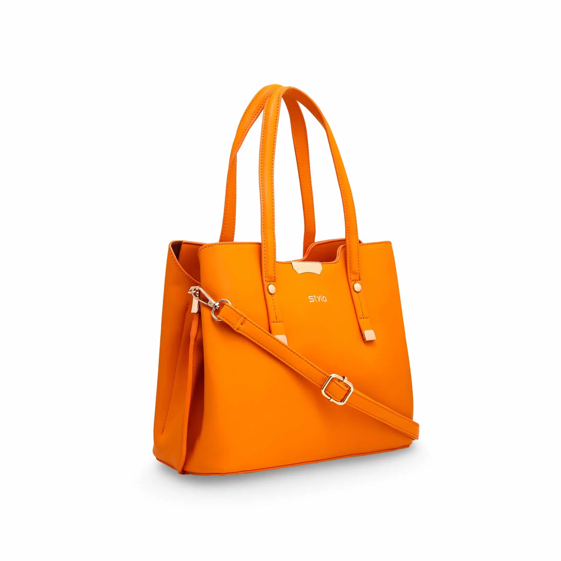 Orange Formal Hand Bag P36124 - Image 2