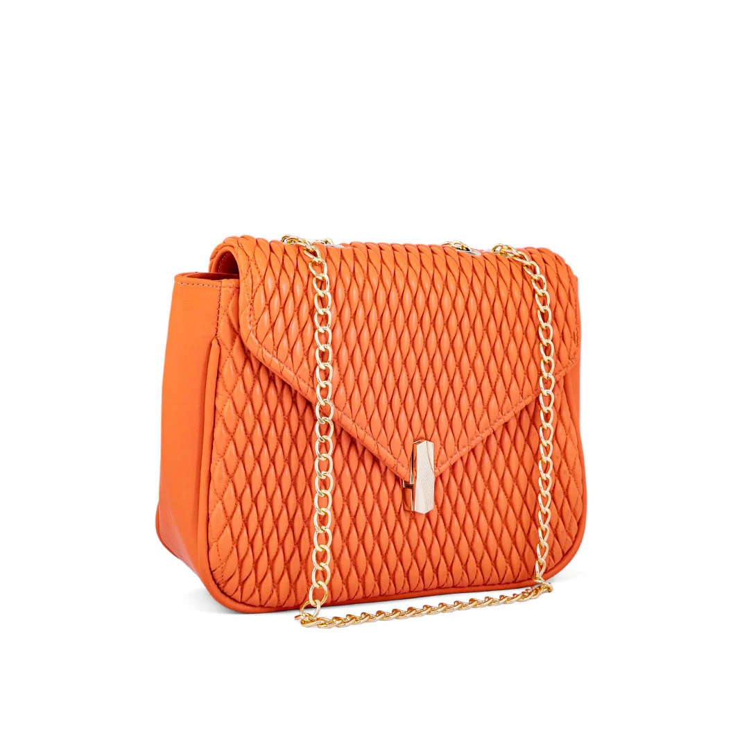 Orange Formal Hand Bag P55629 - Image 2
