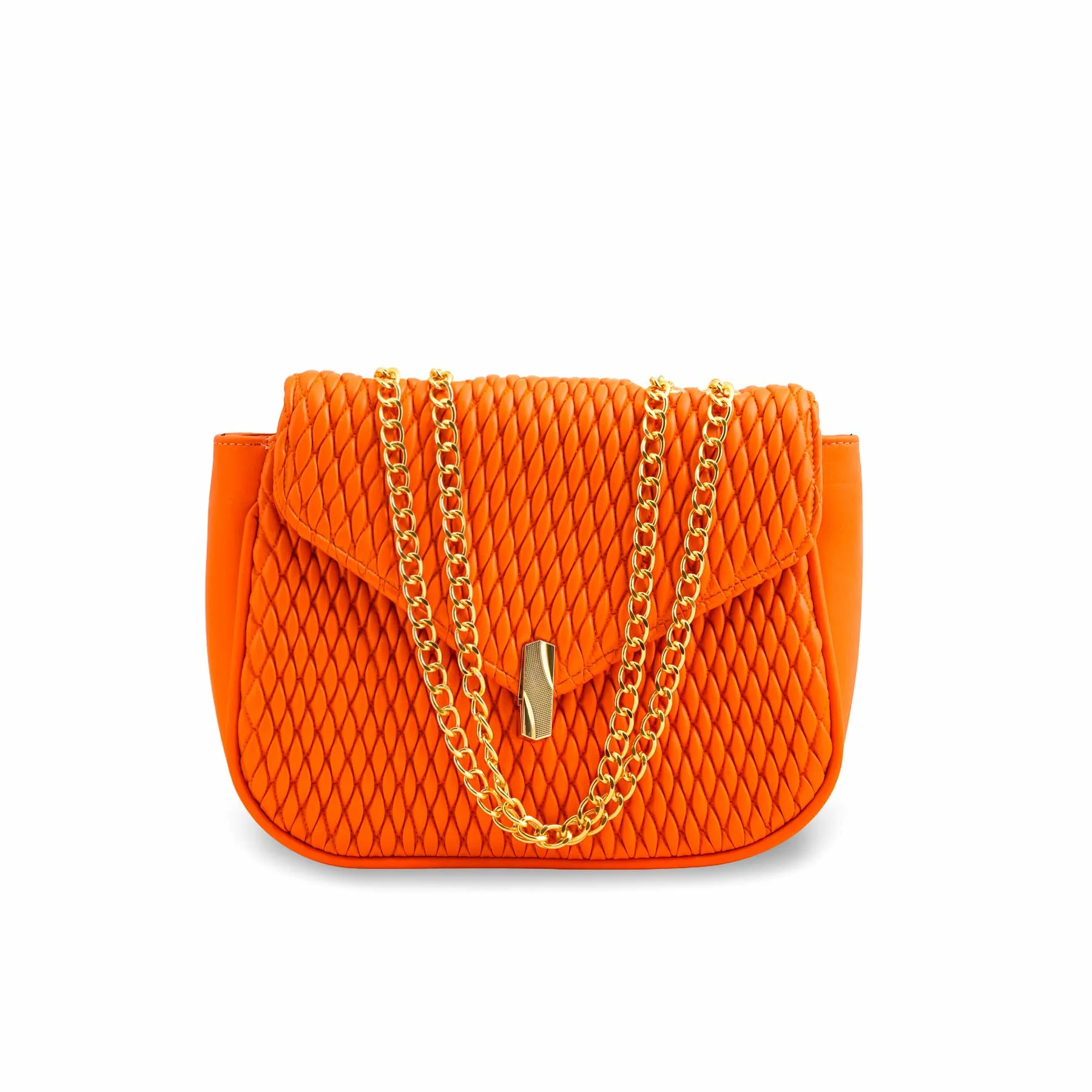 Orange Formal Shoulder Bag P55623 - Image 2