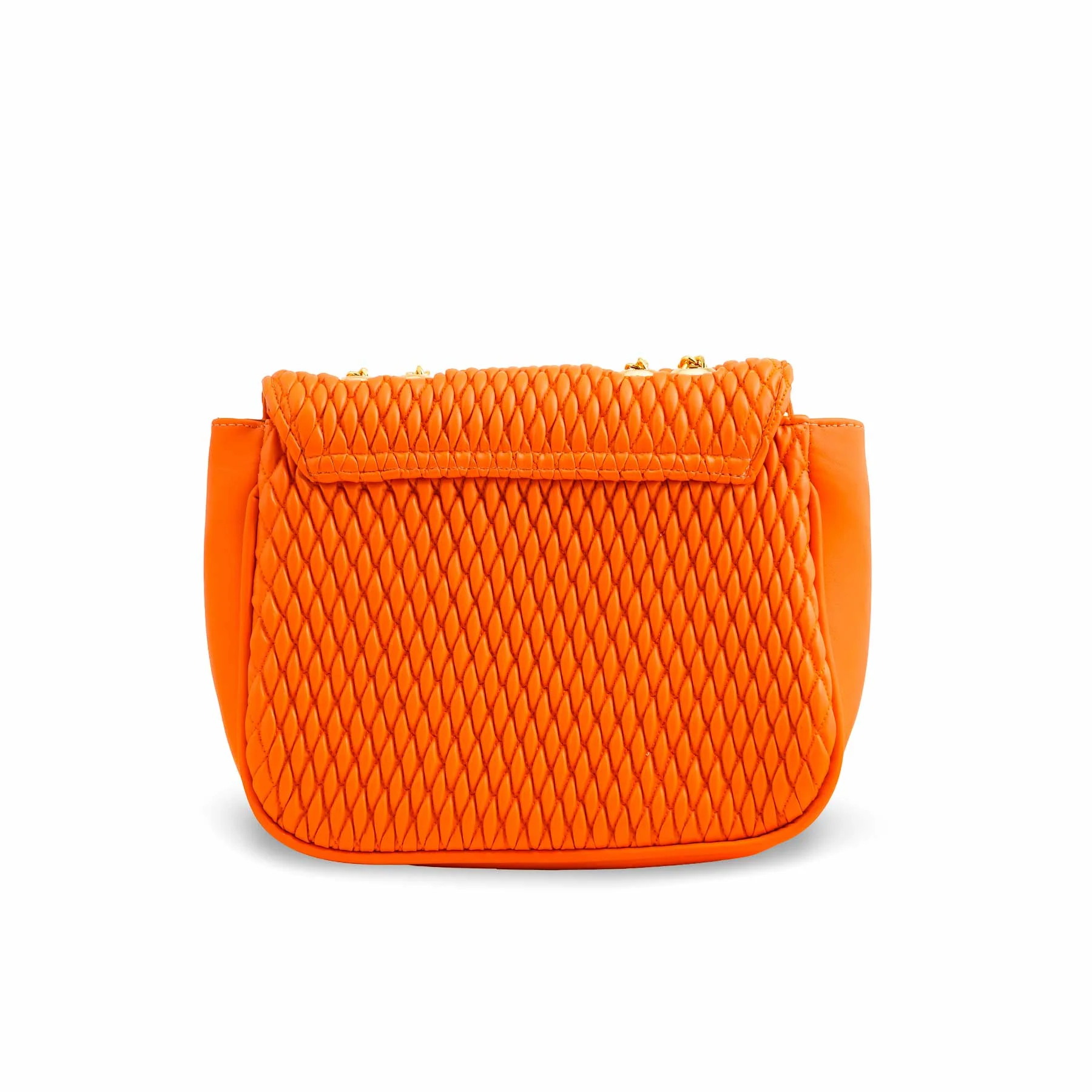 Orange Formal Shoulder Bag P55623 - Image 4