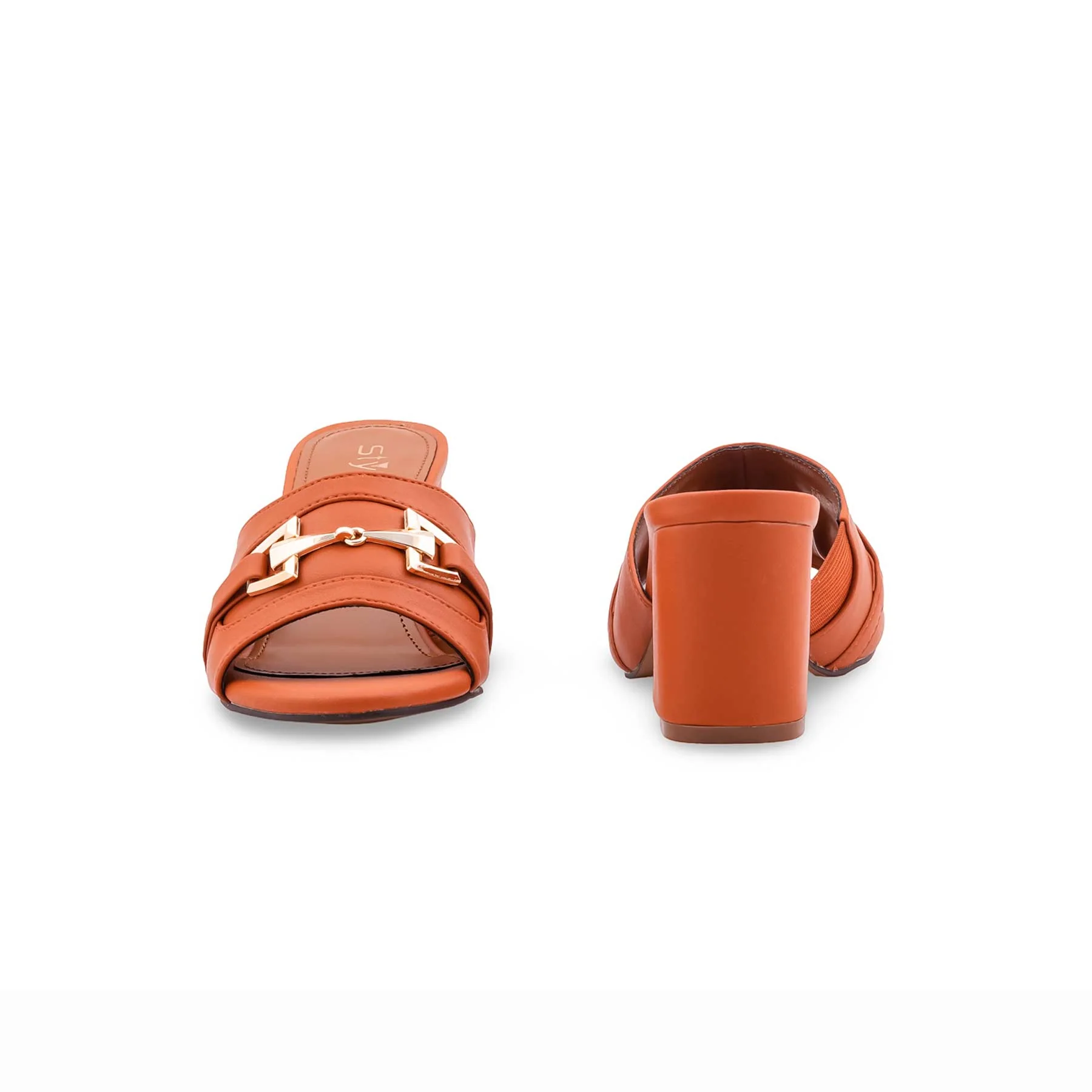Orange Formal Slipper For Ladies FR8452 - Image 4
