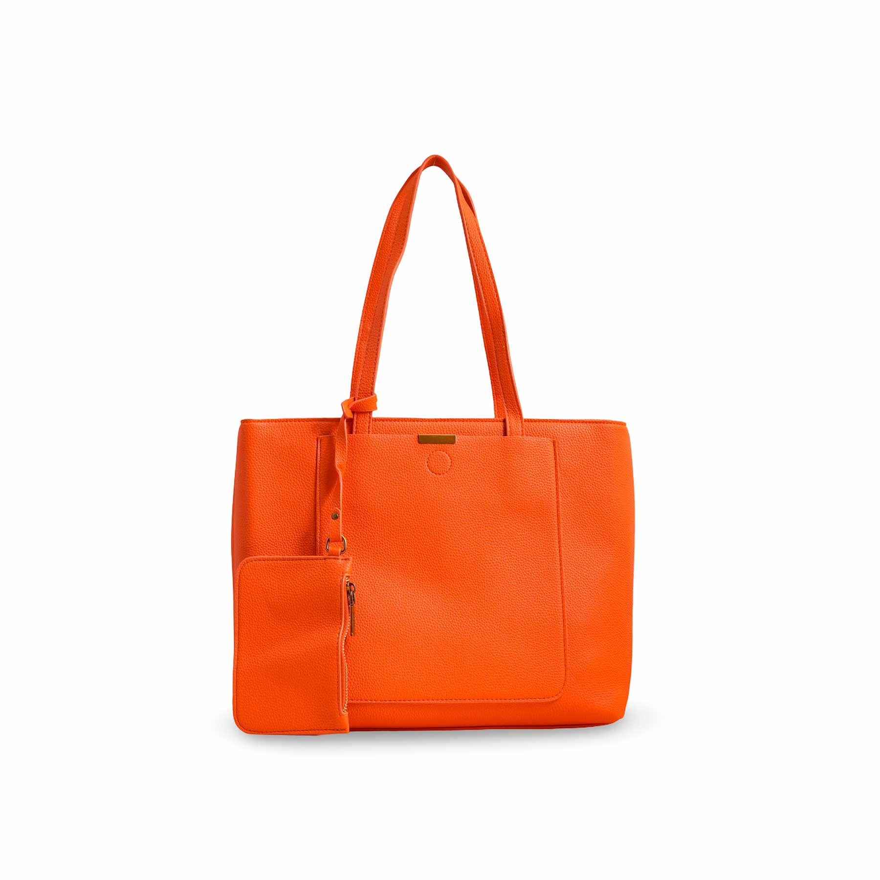 Orange Women Formal Shoulder Bag P36222 - Image 2