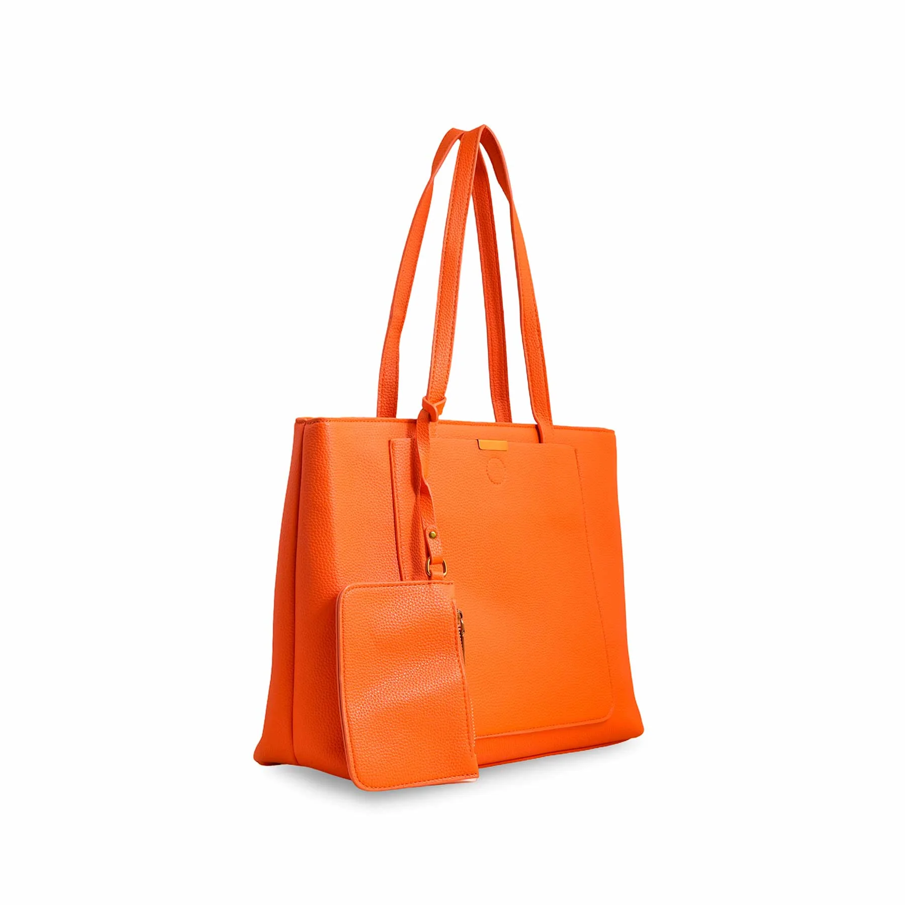 Orange Women Formal Shoulder Bag P36222 - Image 3