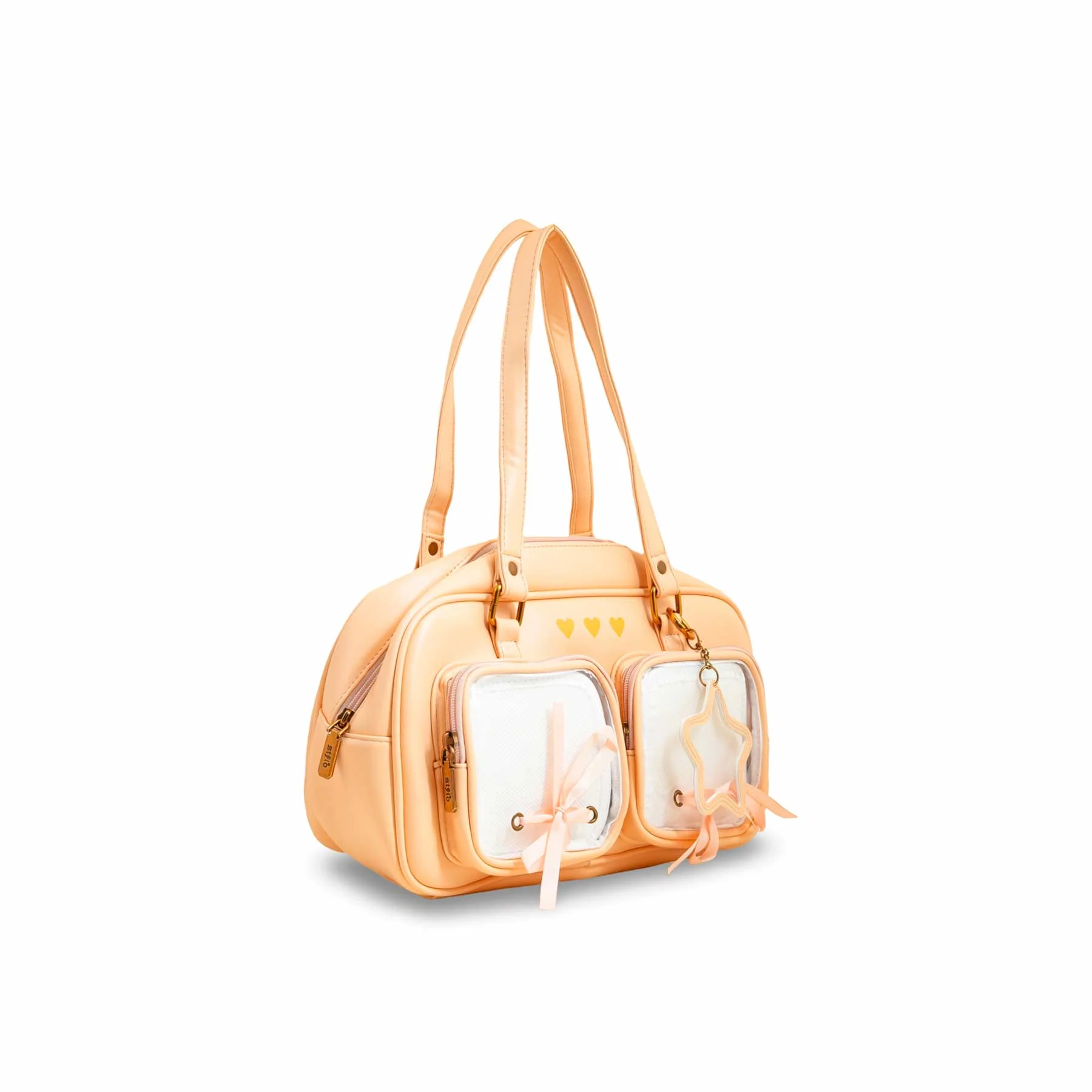 Orange Women Formal Shoulder Bag P36233 - Image 3