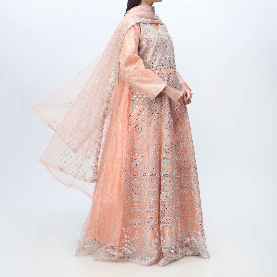 3PC- Embellished Net Suit PF3045 - Image 2
