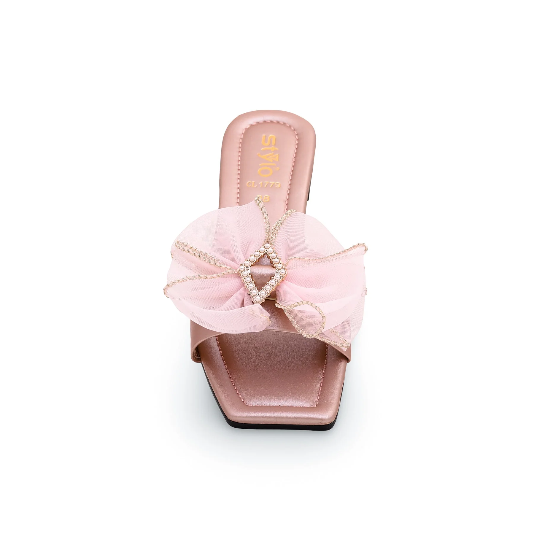 Peach Casual Slipper CL1779 - Image 3