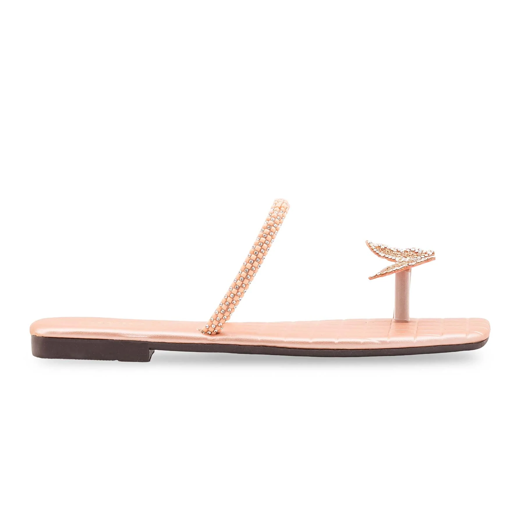 Peach Casual Chappal For Ladies CL2216 - Image 2