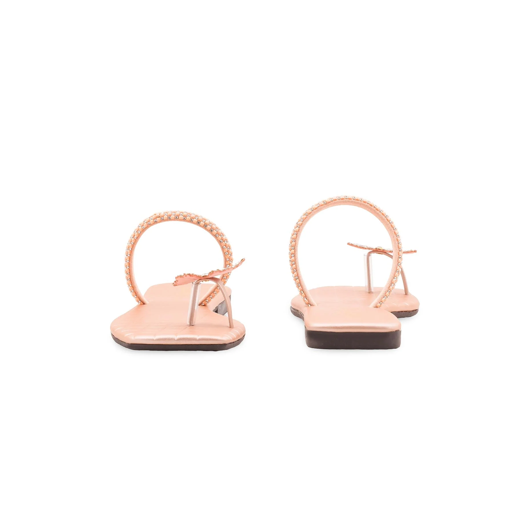 Peach Casual Chappal For Ladies CL2216 - Image 4