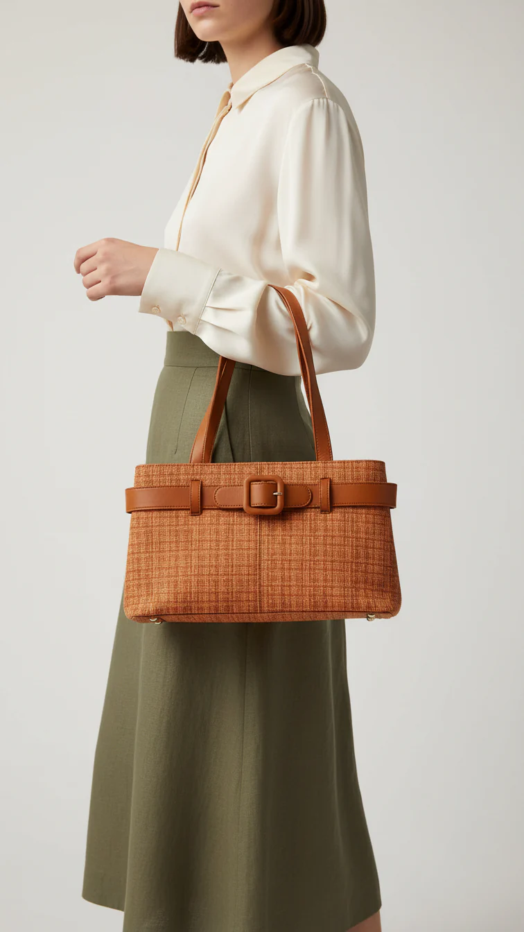Peach Casual Hand Bag For Women P55802