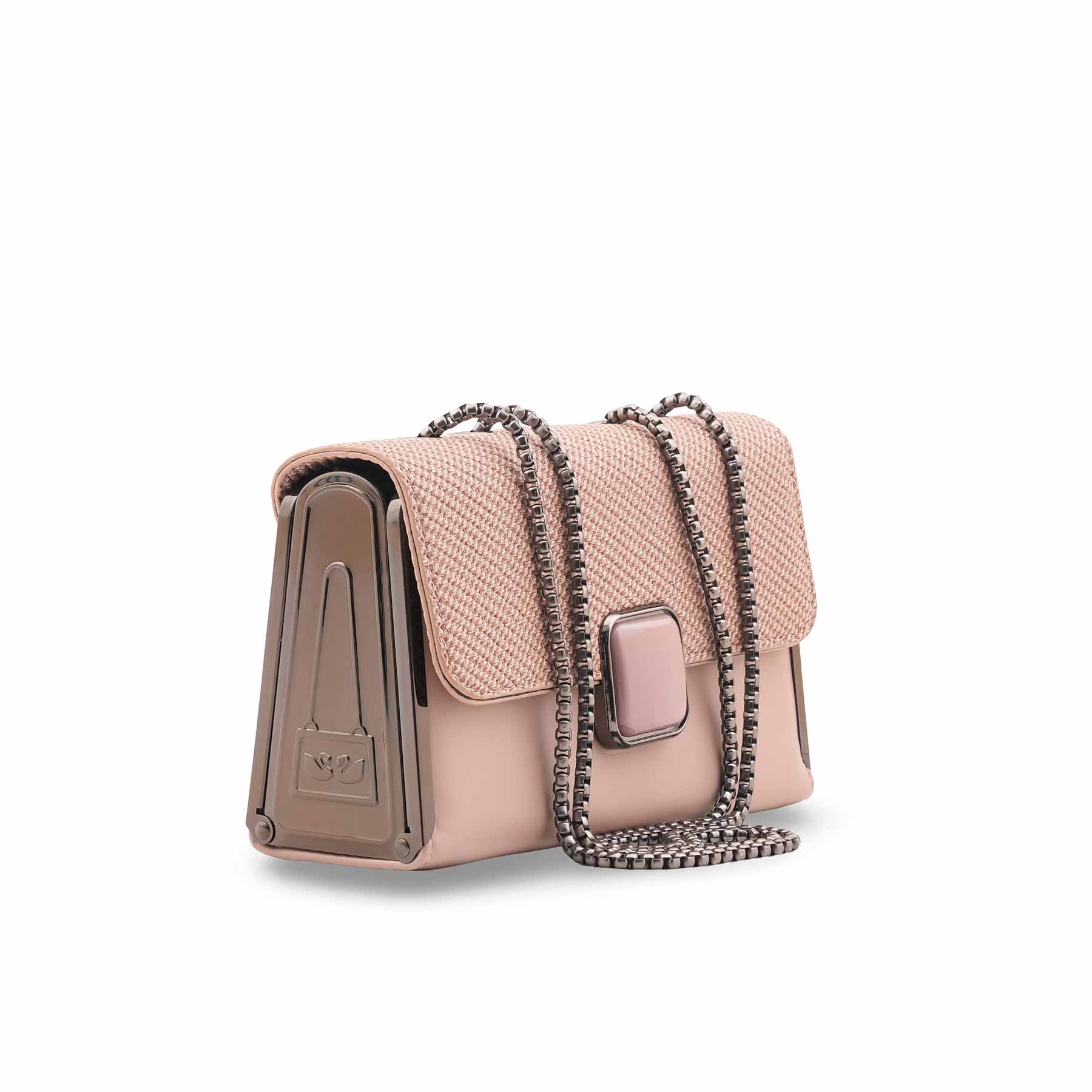 Peach Casual Pouch For Ladies P97674 - Image 3