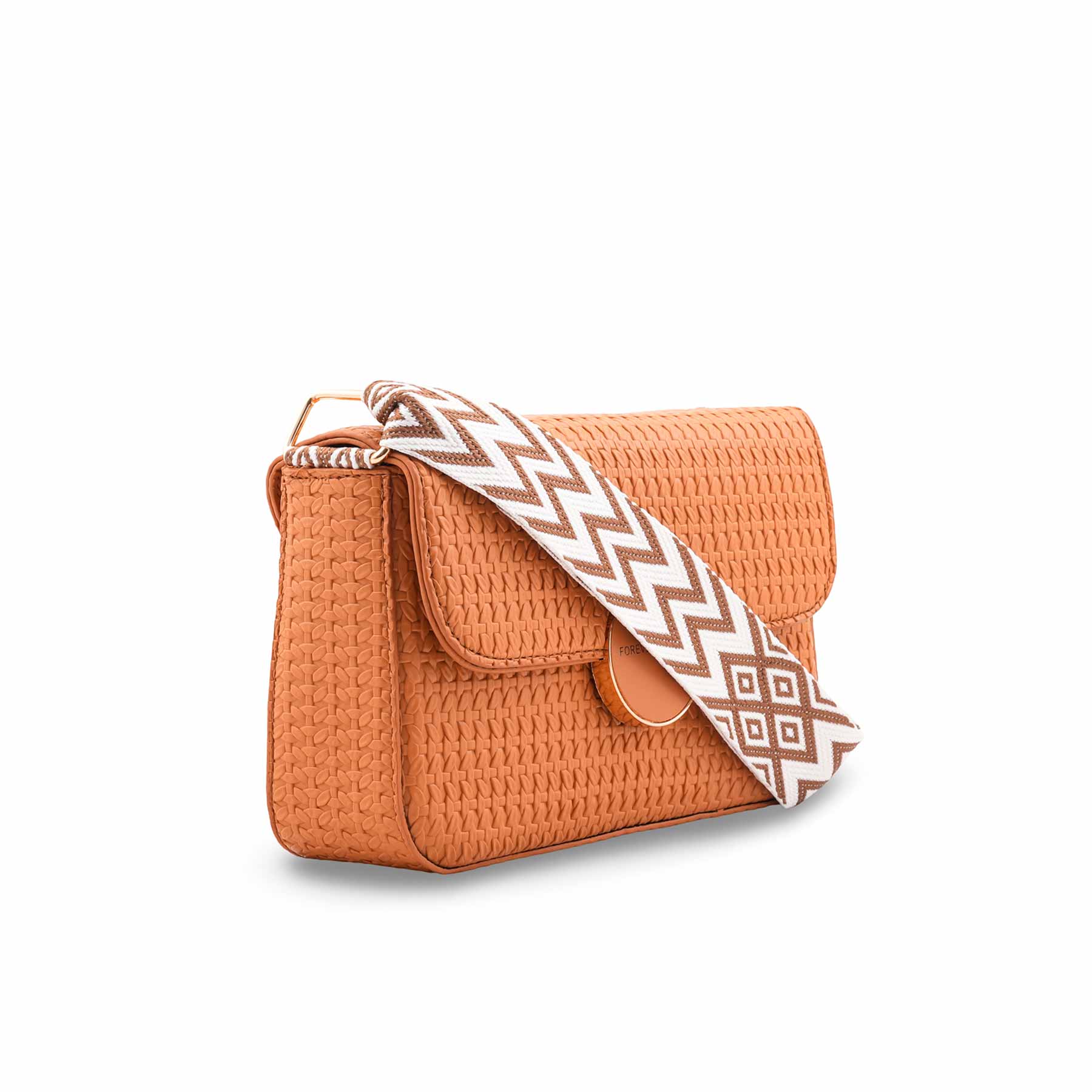 Peach Casual Pouch For Women P97707 - Image 3