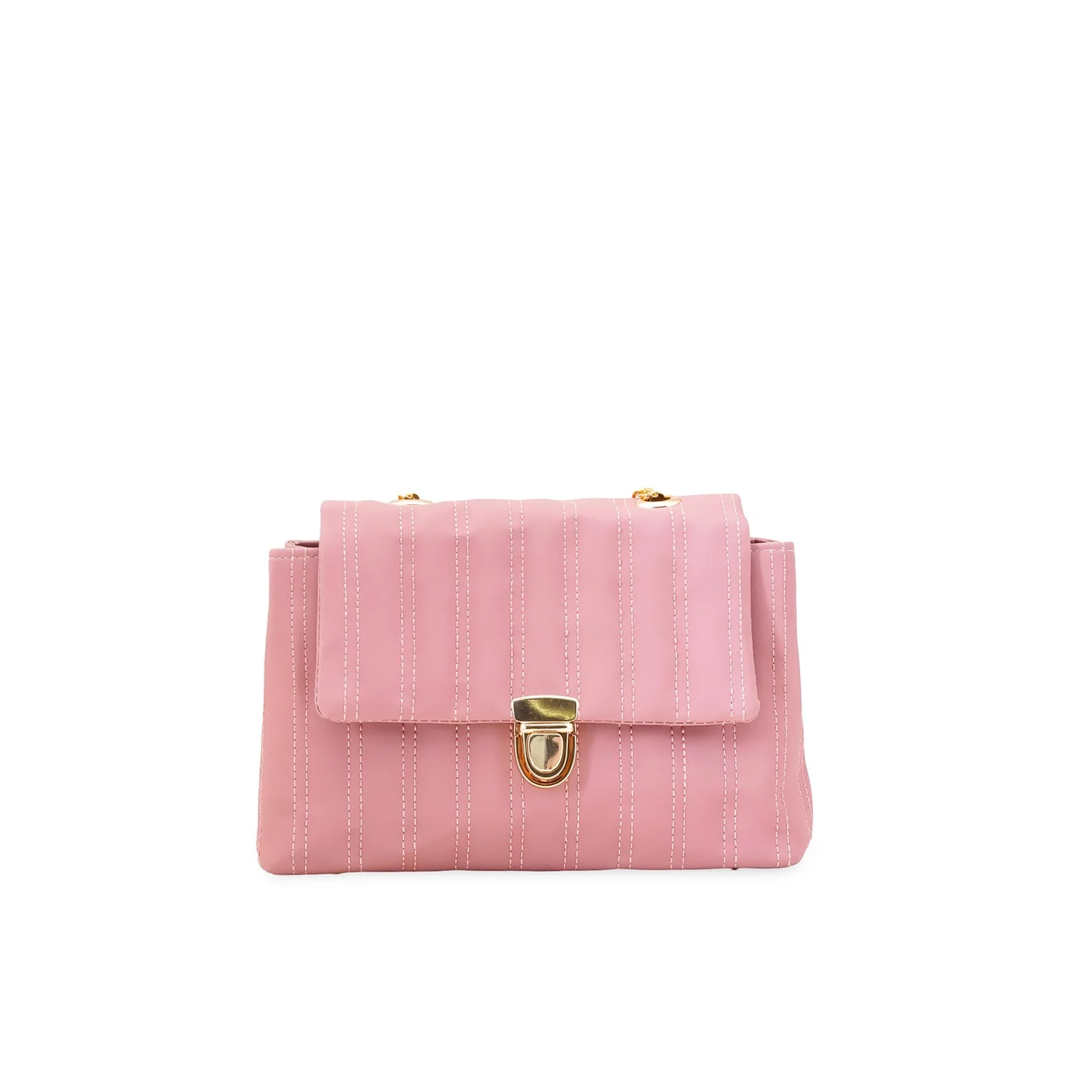 Peach Casual Shoulder Bag For Women P56286 - Image 2