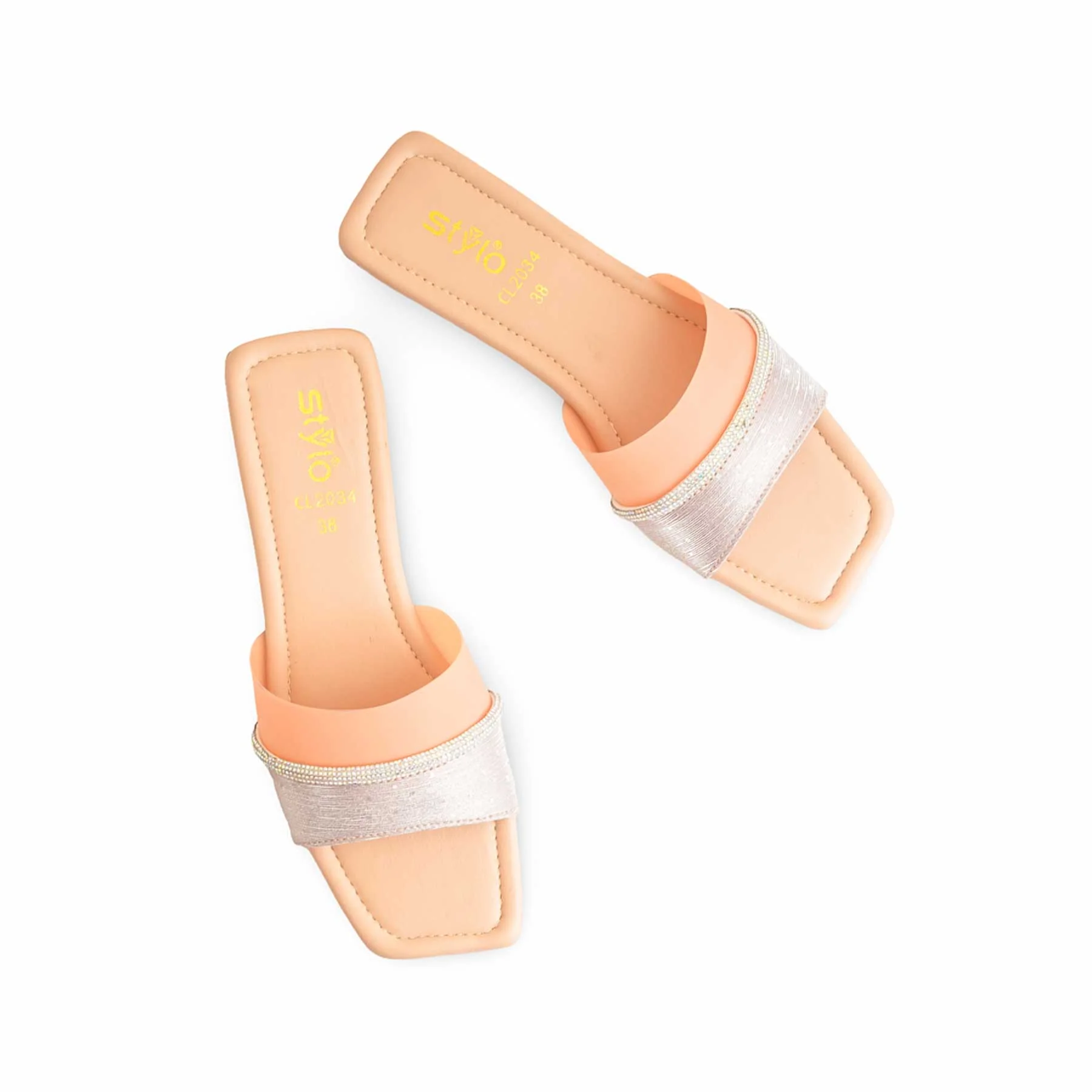 Peach Casual Slipper CL2034 - Image 5
