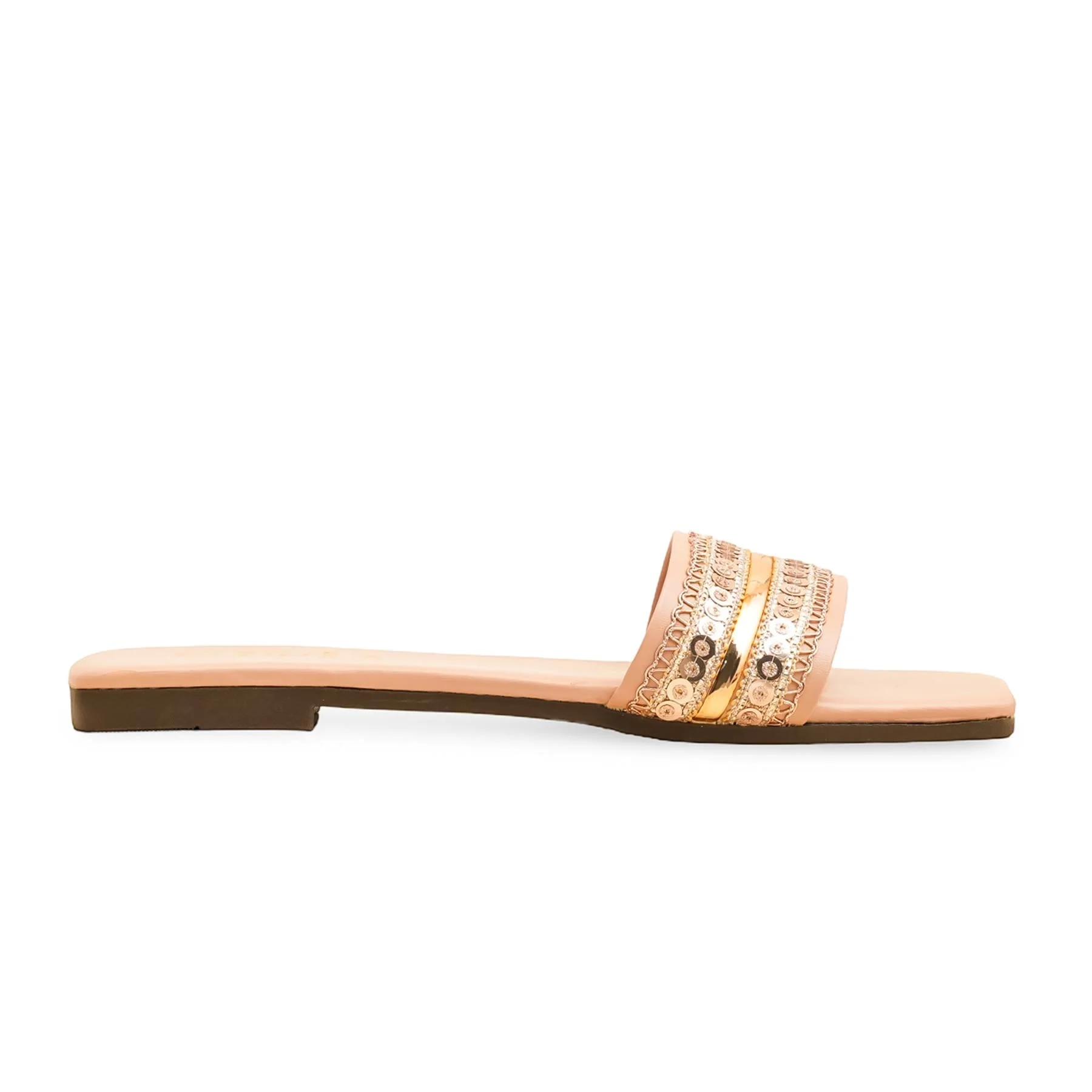 Peach Casual Slipper CL2137 - Image 2