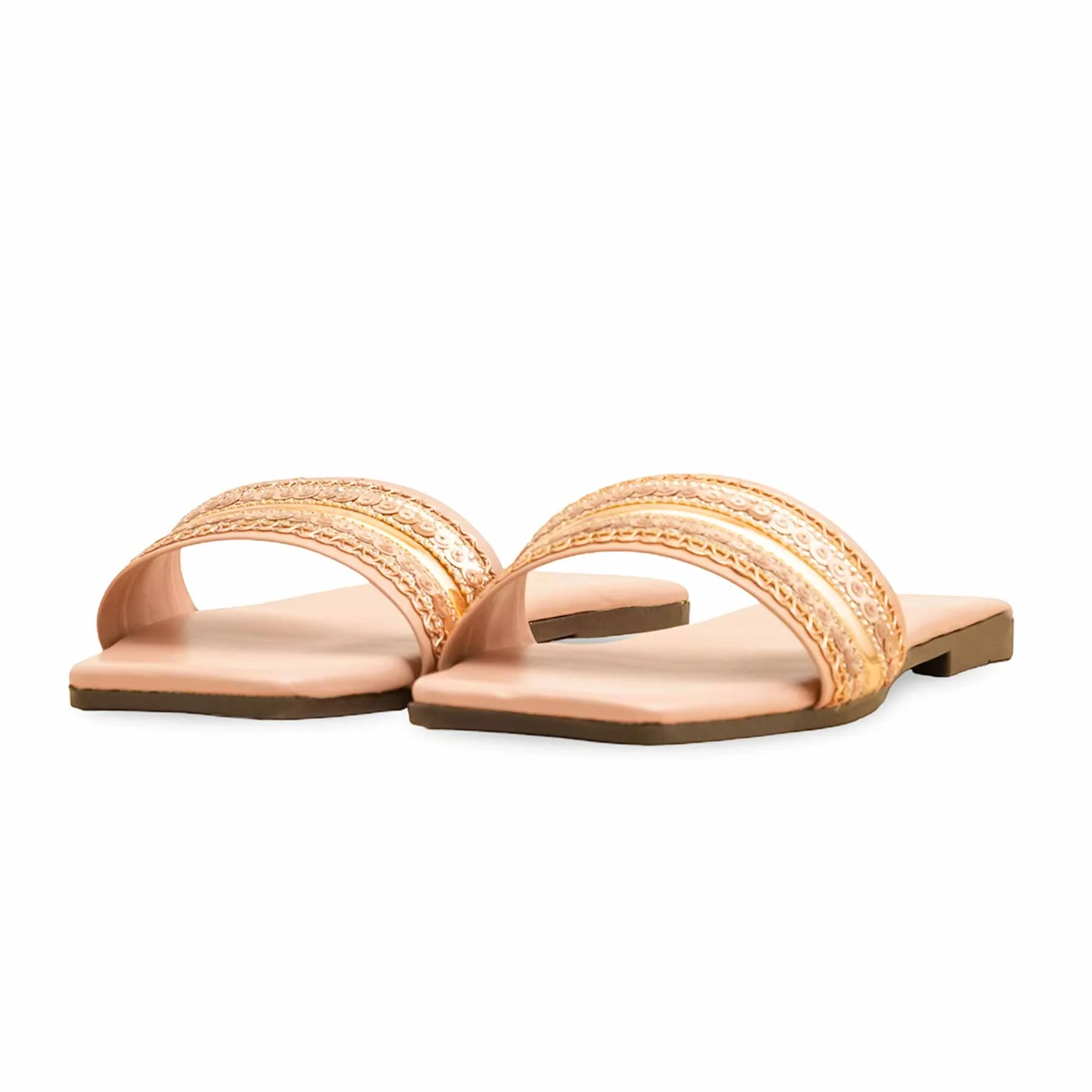 Peach Casual Slipper CL2137 - Image 3
