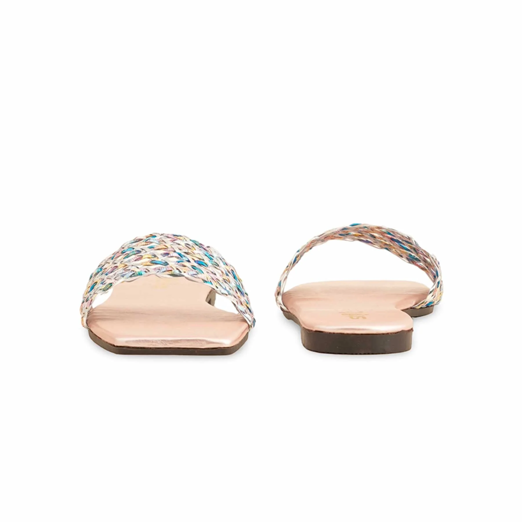 Peach Casual Slipper For Women CL1922 - Image 4