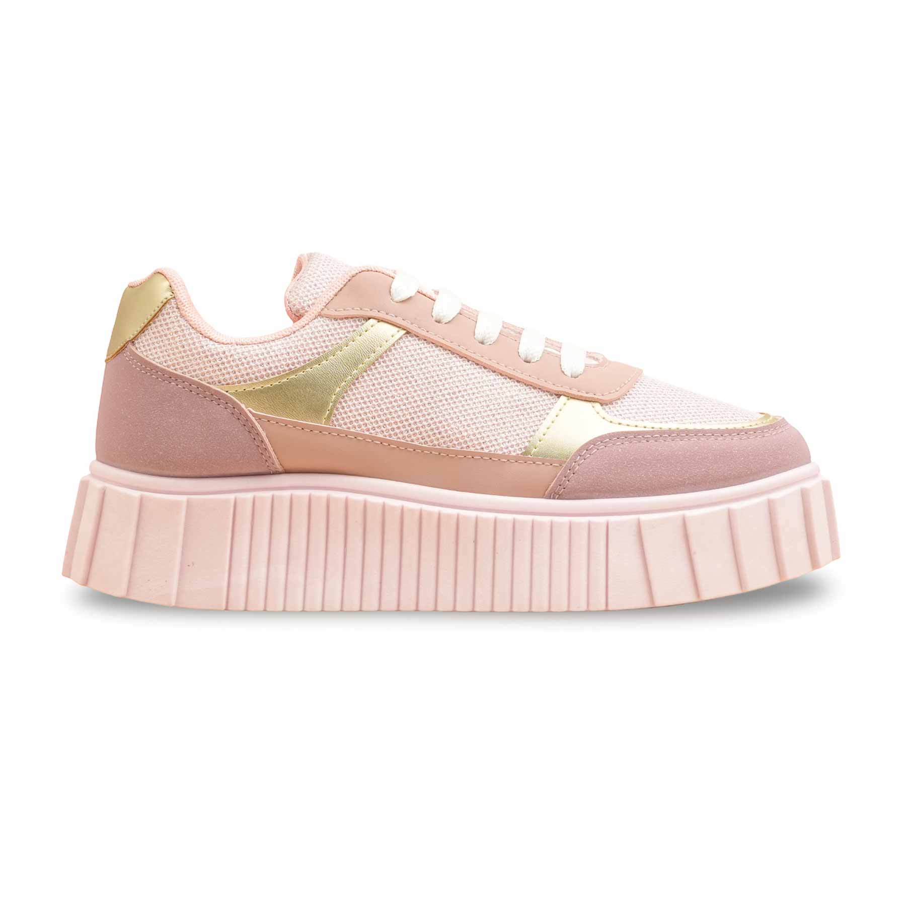Peach Casual Sneaker For Ladies AT7491 - Image 2